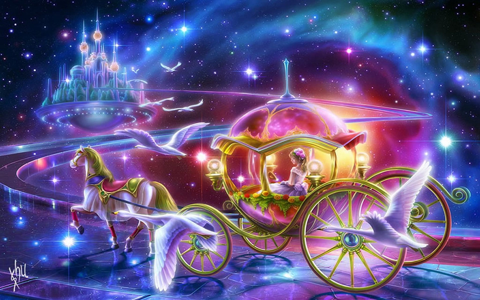 pc, 1080P, royal, direct, hd, desktop, tablet, cinderella, chaotic, phones, palace, mobile, HD Wallpaper