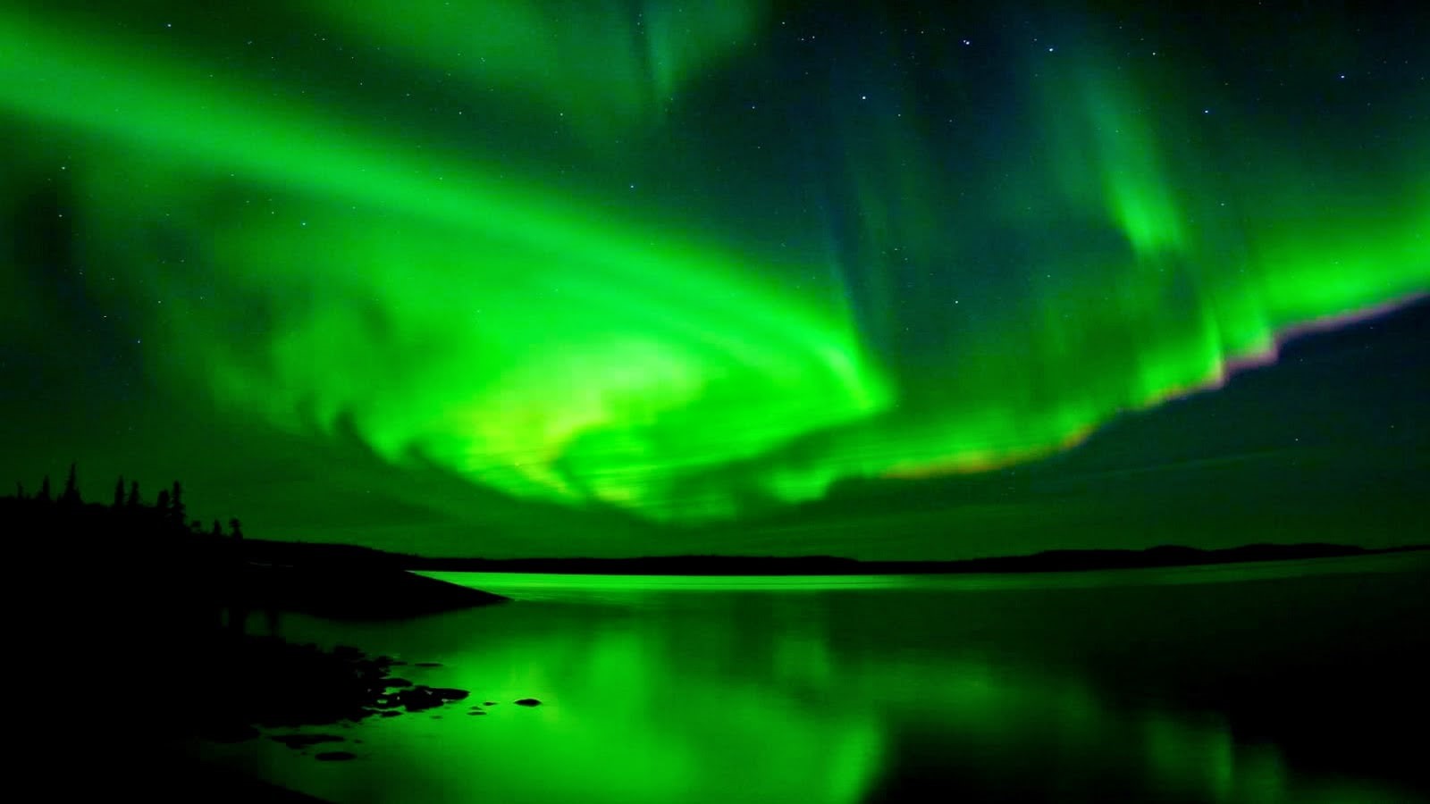 boreal, aurora, 720P, verde, artico, naturaleza, HD Wallpaper
