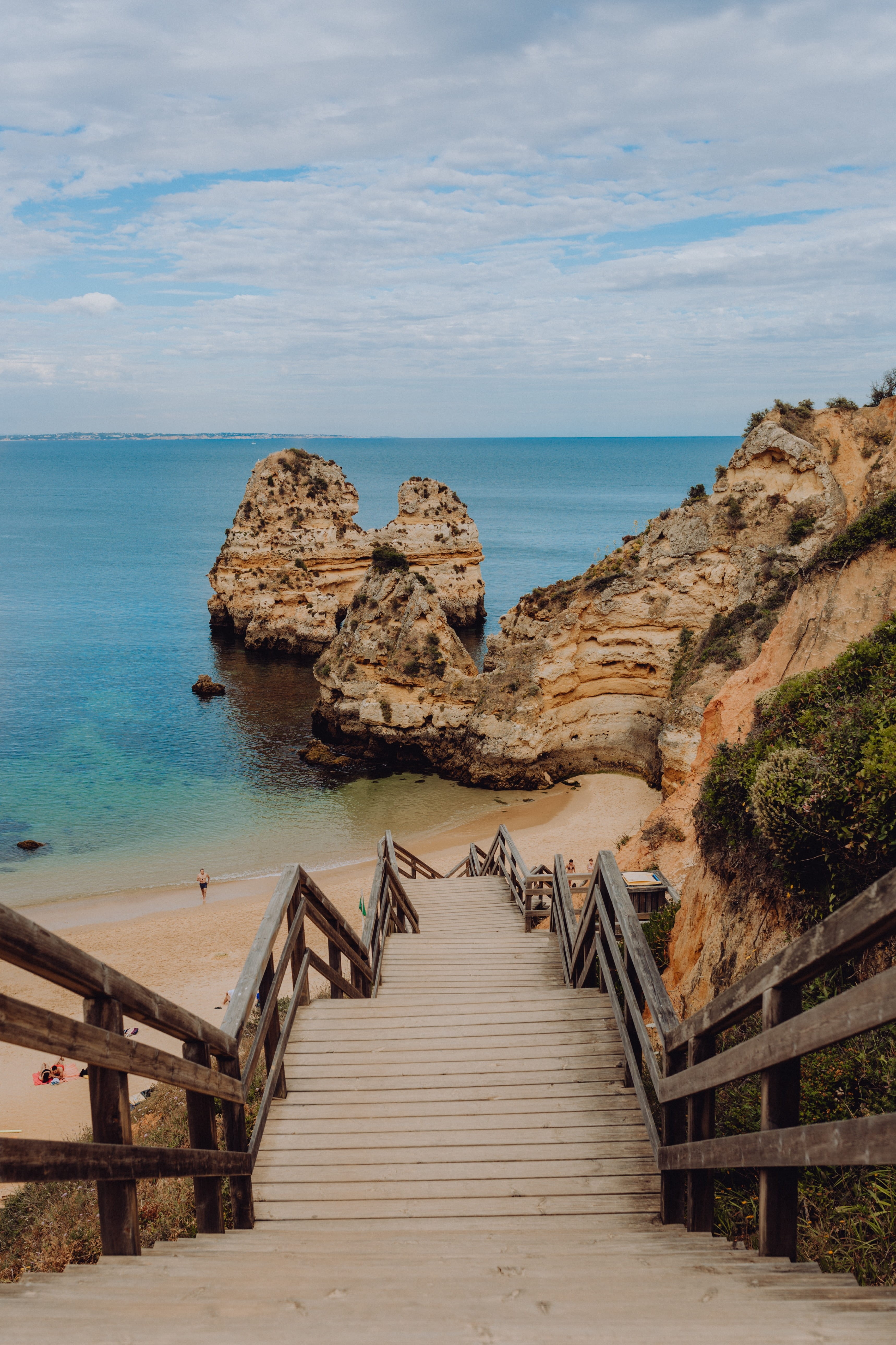 algarve, nature, scenics - nature, waterscape, day, the way forward, seaside, Lagos, tranquil scene, ocean, horizon, tranquility, water, vacation, camilo, Phone HD Wallpaper