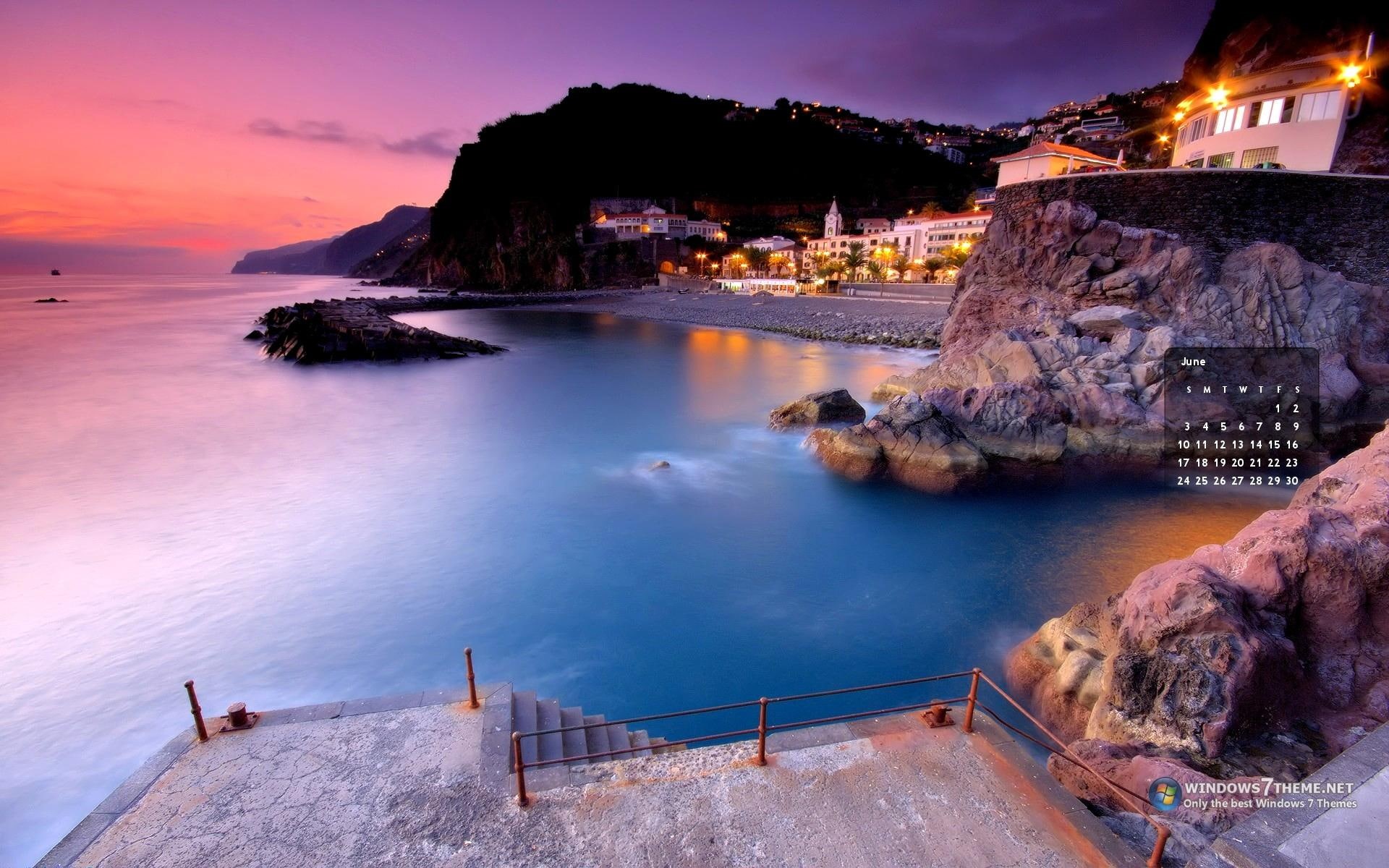 1080P, praia, paisagem, casa, nature and landscapes, agua, HD Wallpaper