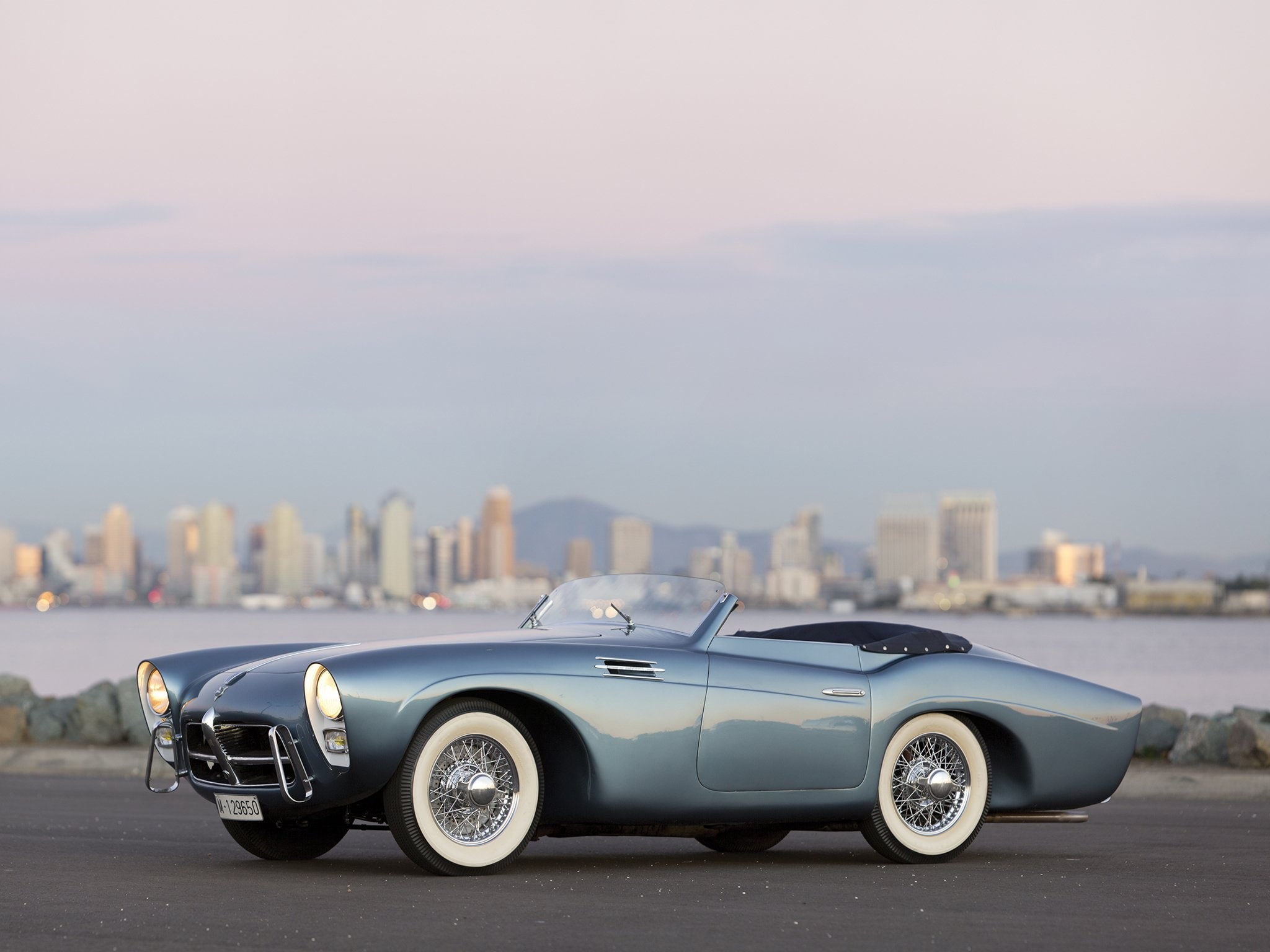 z 102, supercar, 1954, retro, 1080P, saoutchik, pegaso, cabriolet, HD Wallpaper