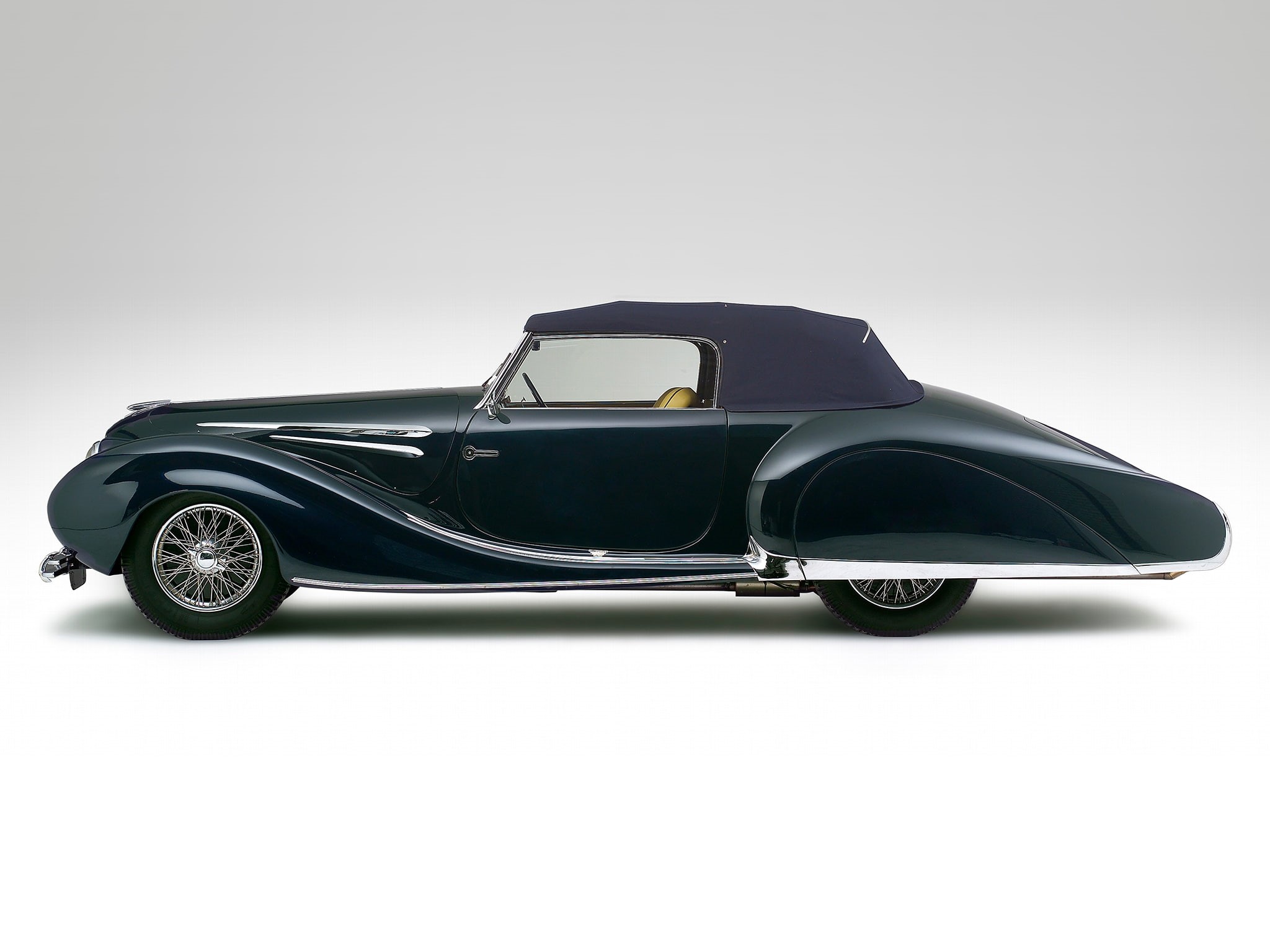 figoni, falaschi, t26, talbot, cabriolet, retro, 1949, lago, 1080P, HD Wallpaper