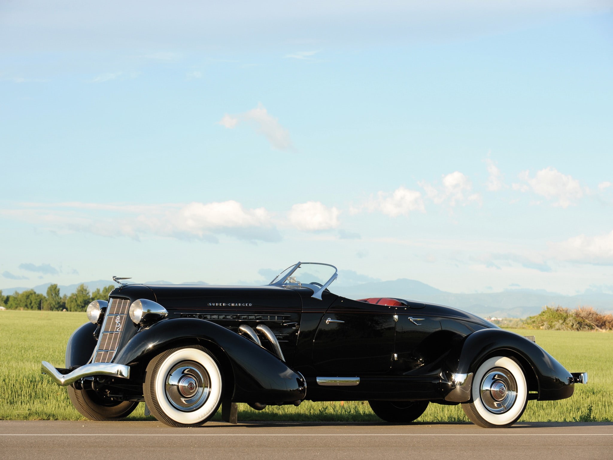 852, 1080P, s c, retro, 1936, auburn, speedster, HD Wallpaper