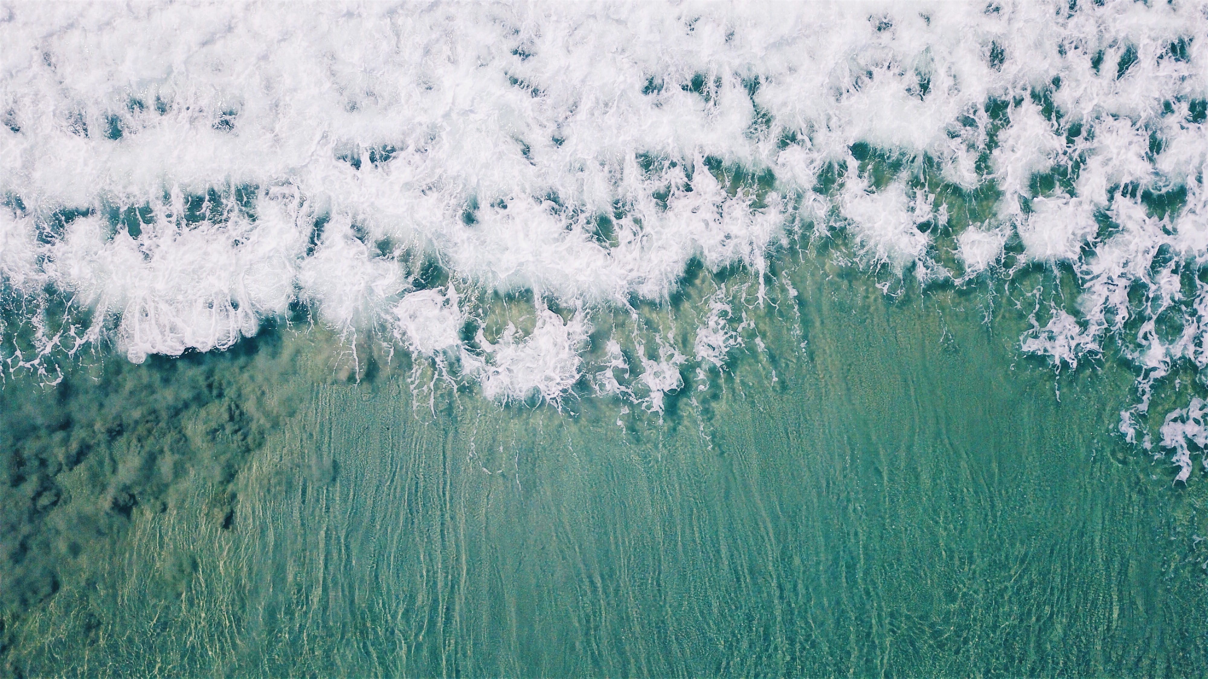 outdoors, daytime, water, canada, high angle view, ocean, green color, wafe, flat earth, waves, motion, wave, beauty in nature, scenics - nature, dji mavic pro, HD Wallpaper