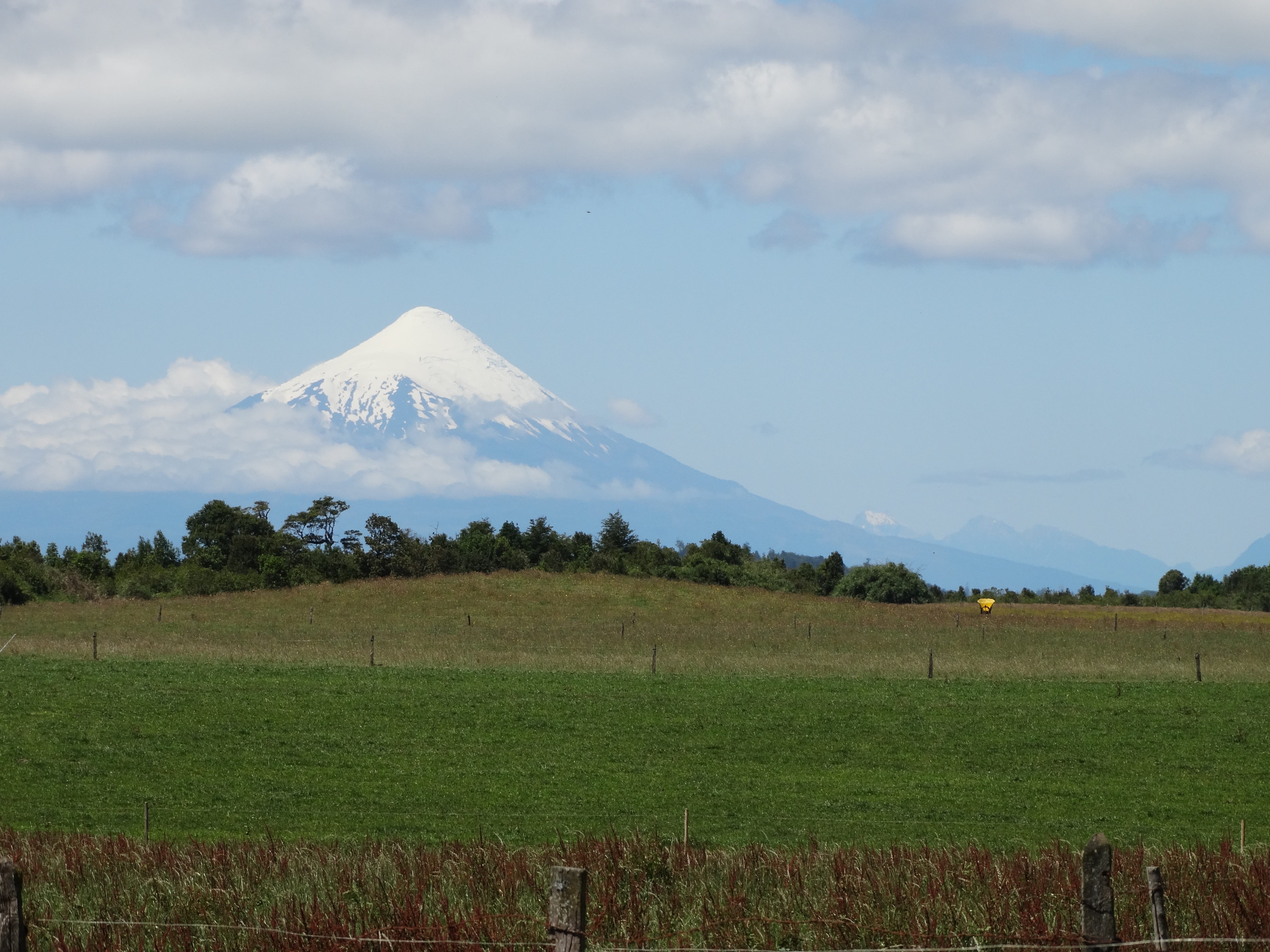 outdoors, cloud - sky, clouds, landscape, 5K, idyllic, osorno volcano, sky, beauty in nature, volcanic crater, land, chile, osorno, non-urban scene, tranquil scene, HD Wallpaper
