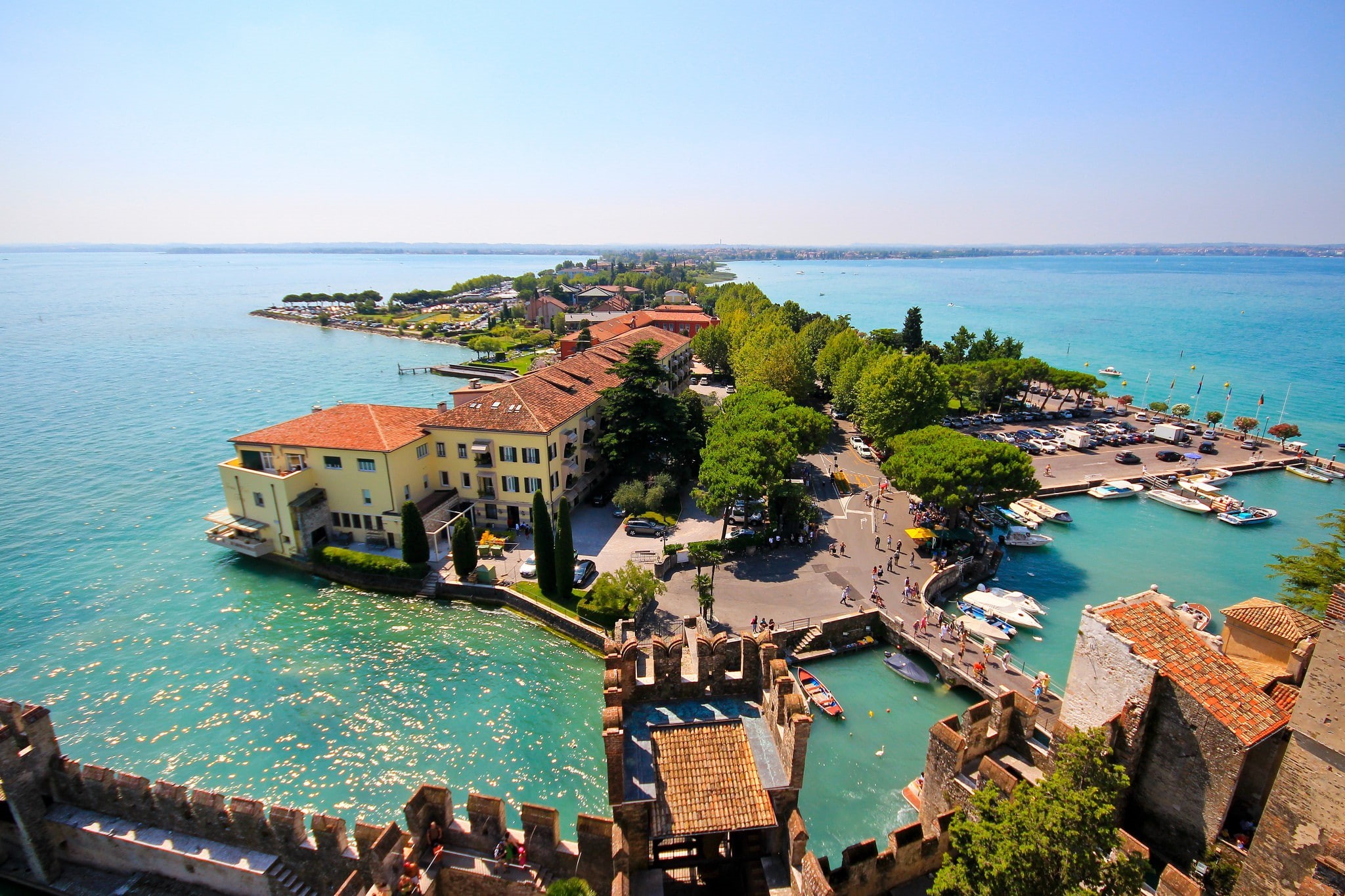 nature, 1080P, Sirmione, lake garda, HD Wallpaper