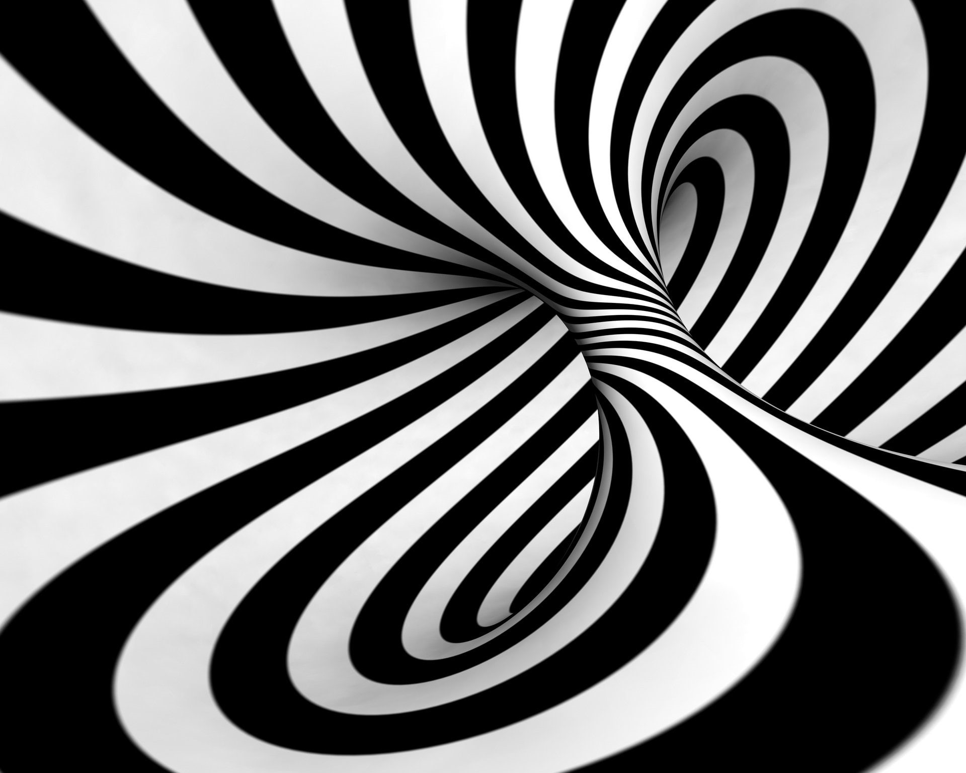 Blanco, 1080P, abstracto, Negro, Rayas, HD Wallpaper