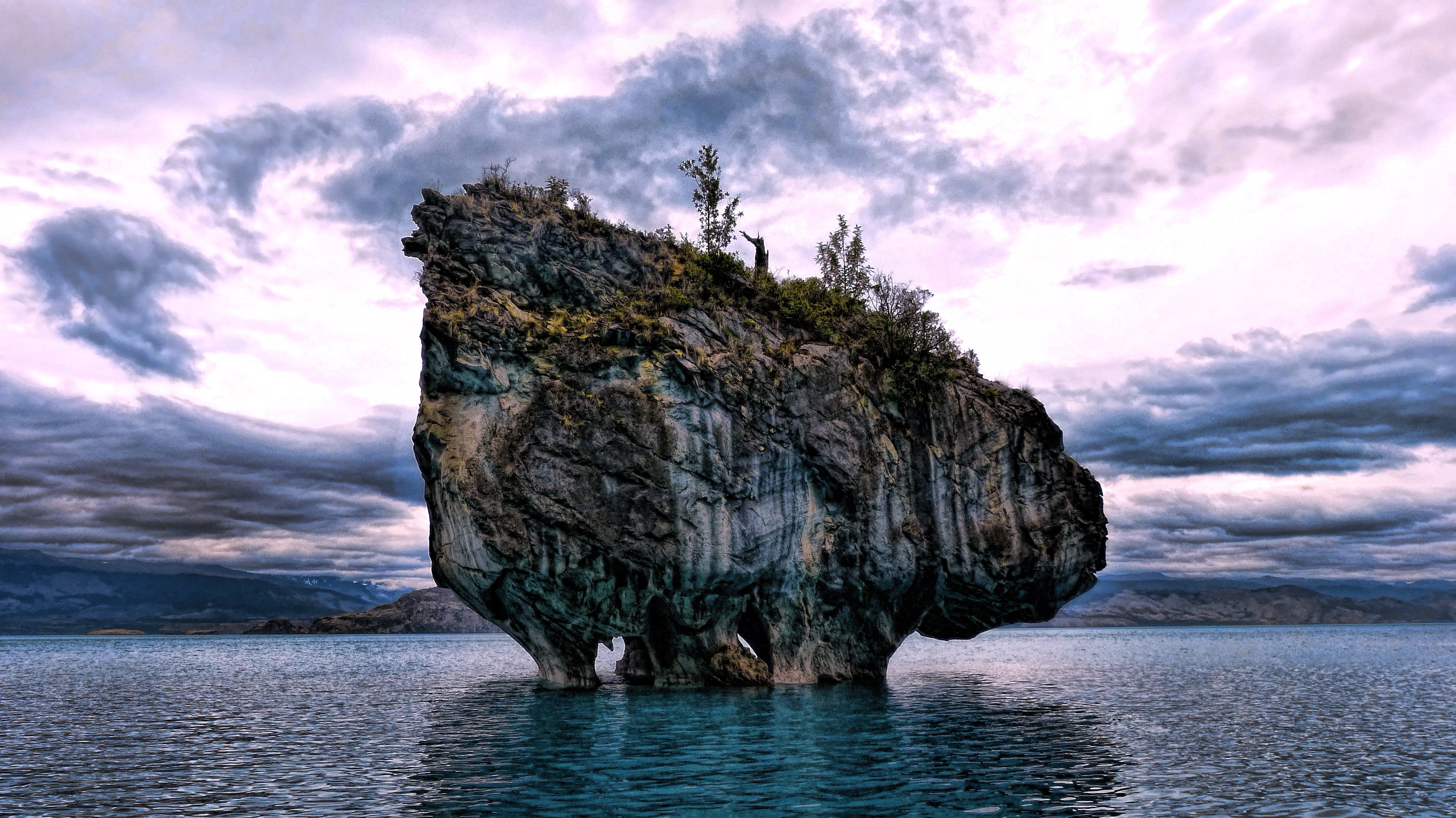 cliff, shape, patagonia, daytime, cloudy, 4K, パタゴニア, Explore, landscape, scenics, sea, lake, aysen, coastline, rock - Object, sky, nature, Fantastica, HD Wallpaper