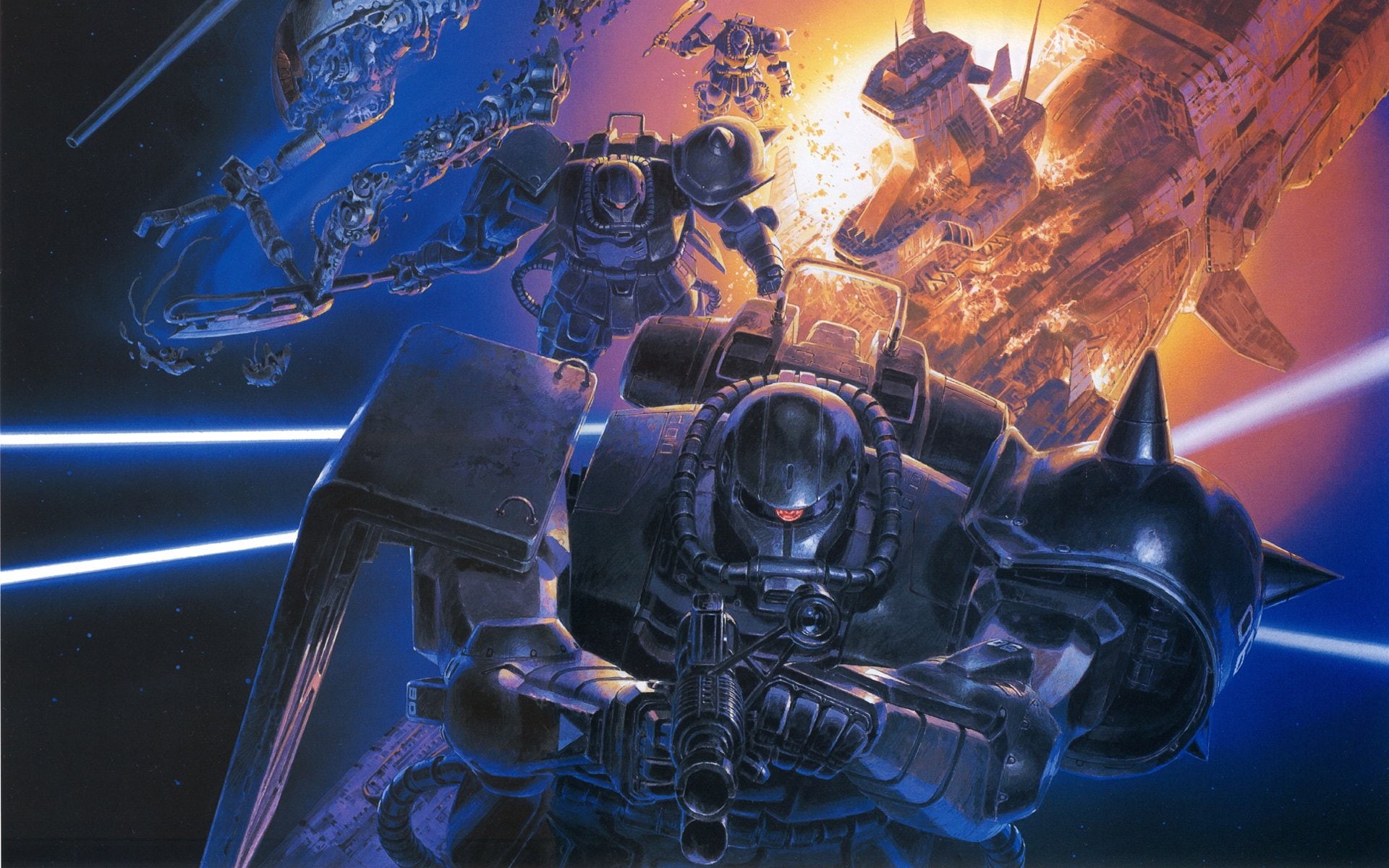 zaku, suit, gundam, mobile, 1080P, HD Wallpaper