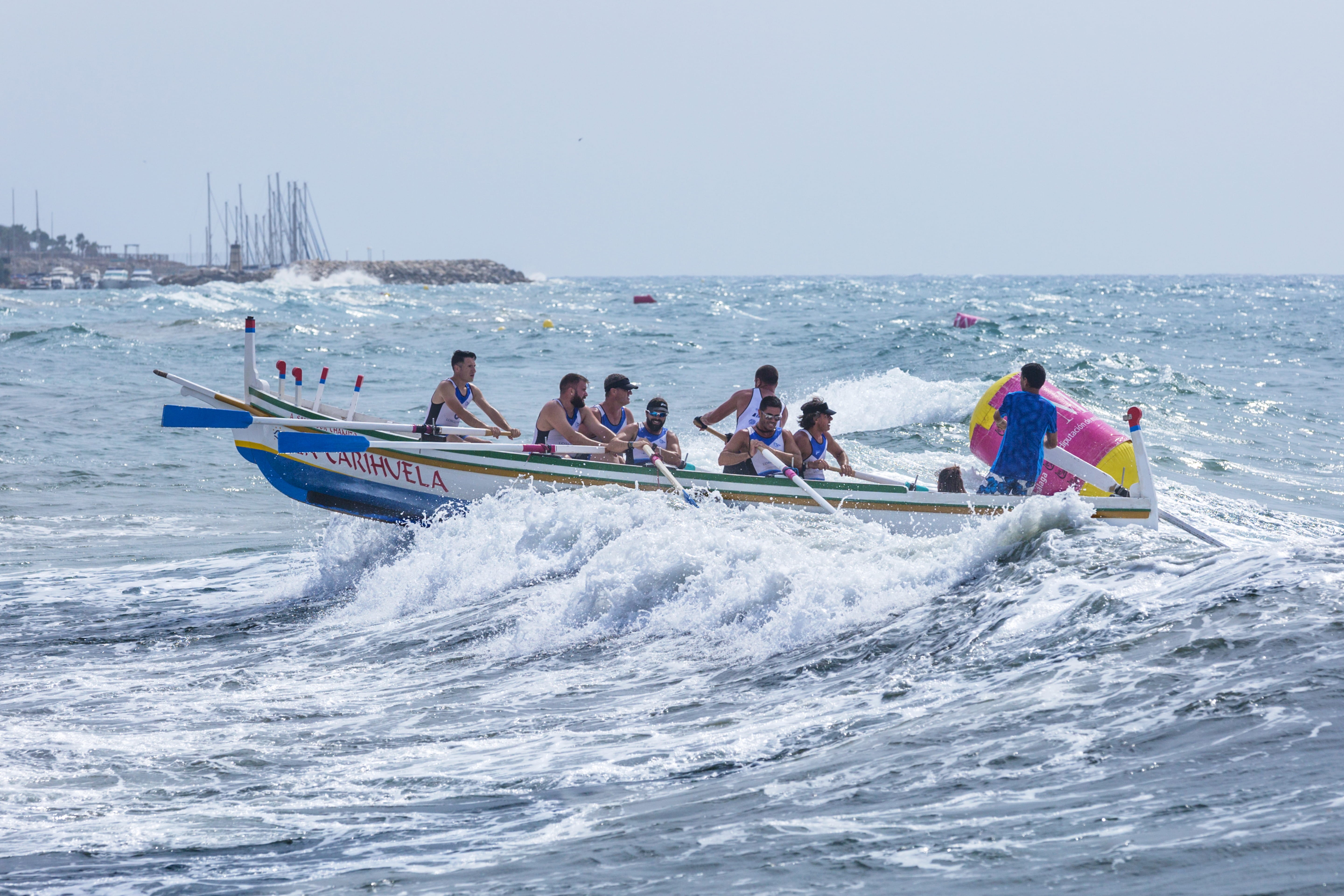 málaga, water, motion, bote, deporte, remero, real people, people, barco, men, outdoors, espuma, group, playas de el palo, lifestyles, quino, wave, waterfront, HD Wallpaper