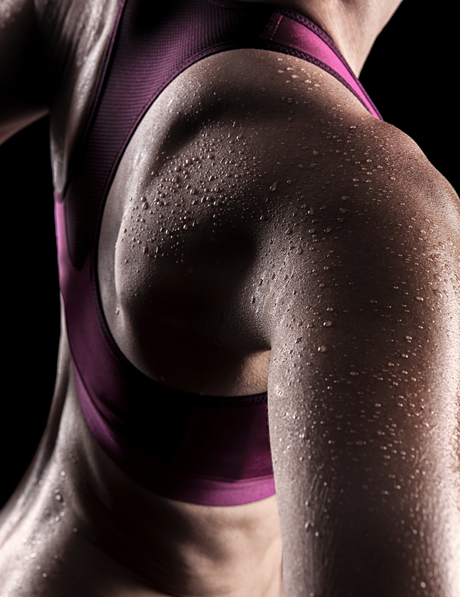 exercise, 1080P, women, fitness, girl, sports, training, wet, sweat, Phone HD Wallpaper