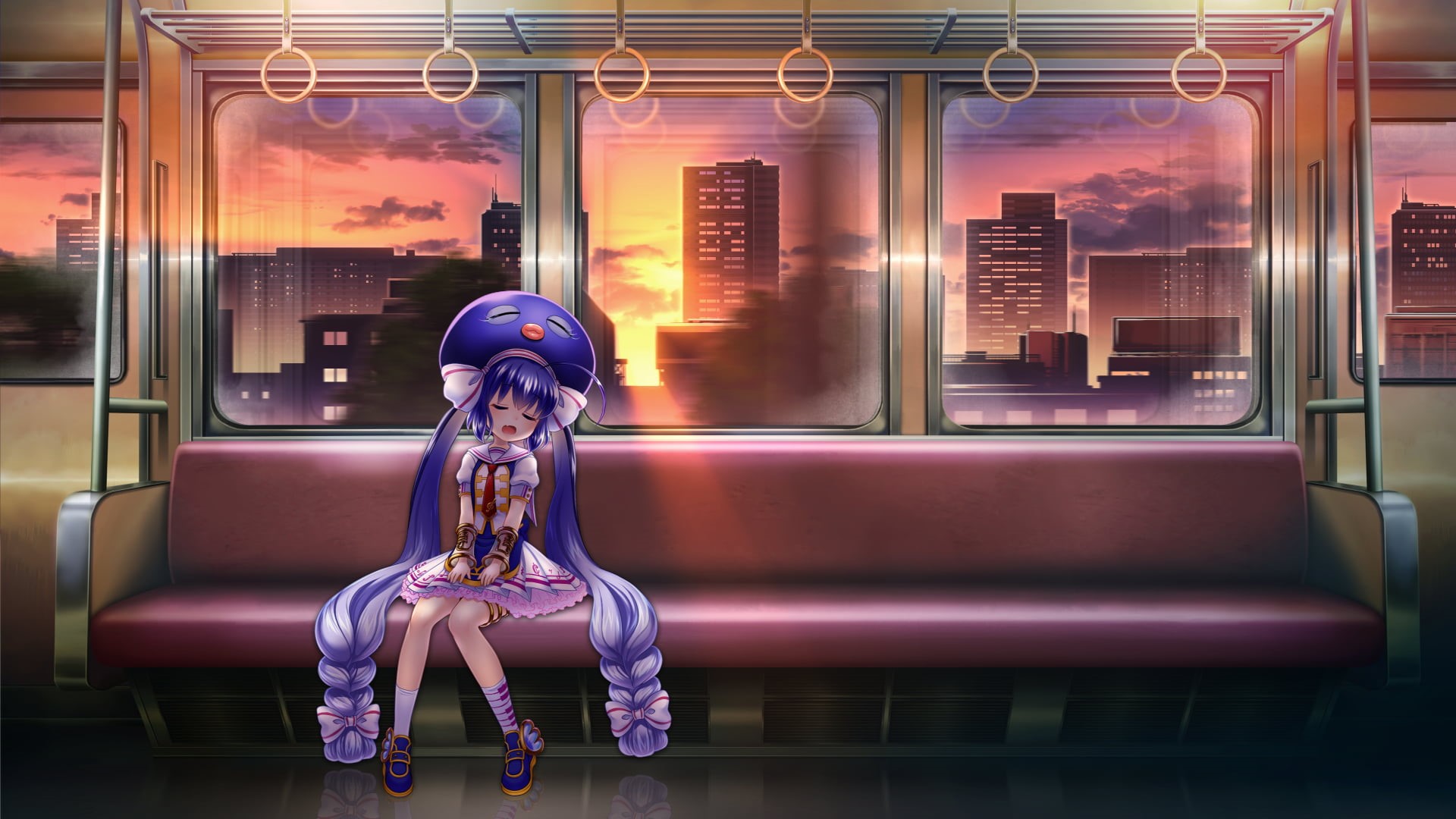1080P, Anime, Vocaloid, Otomachi Una, HD Wallpaper