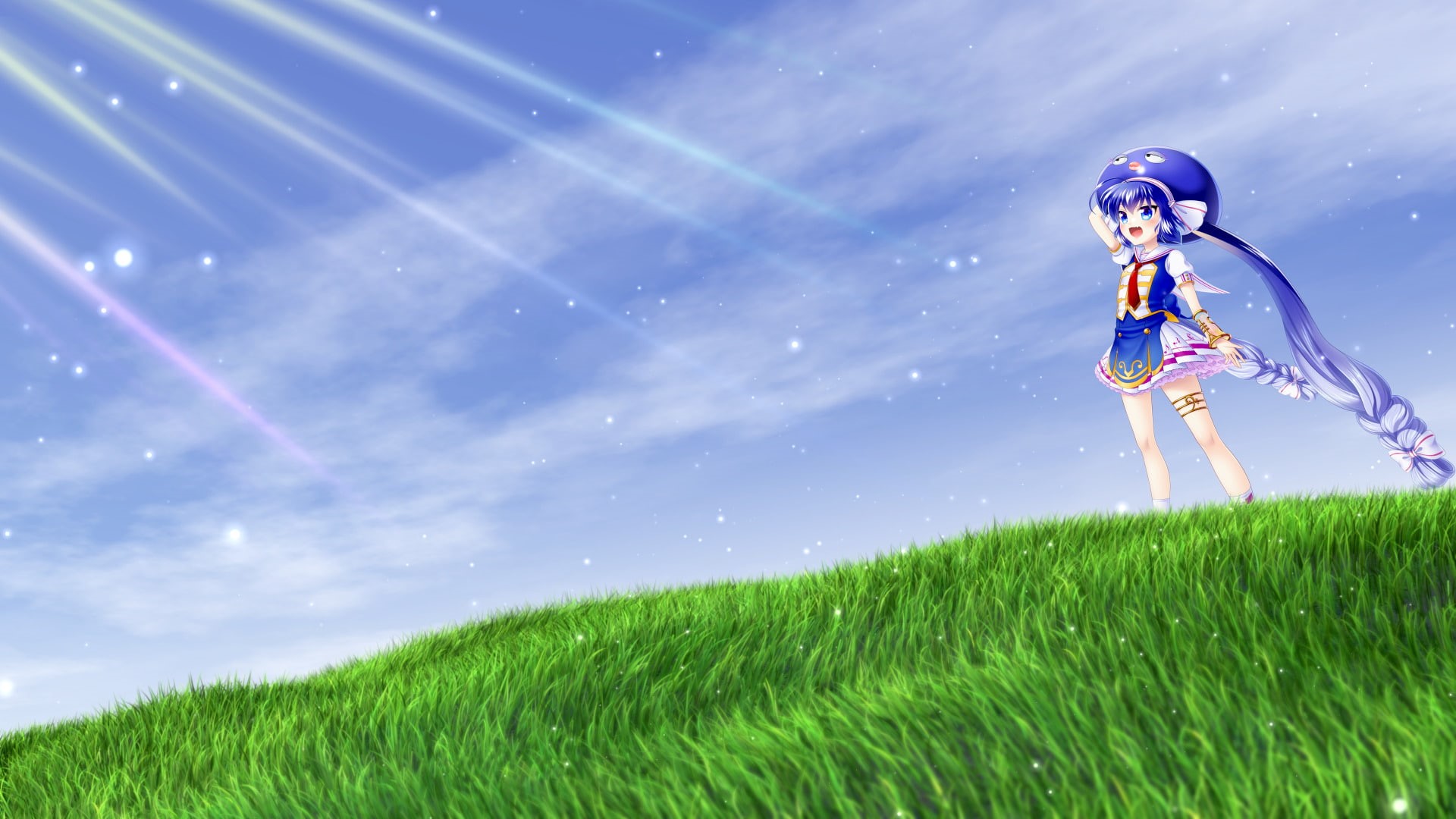 1080P, Otomachi Una, Anime, Vocaloid, HD Wallpaper