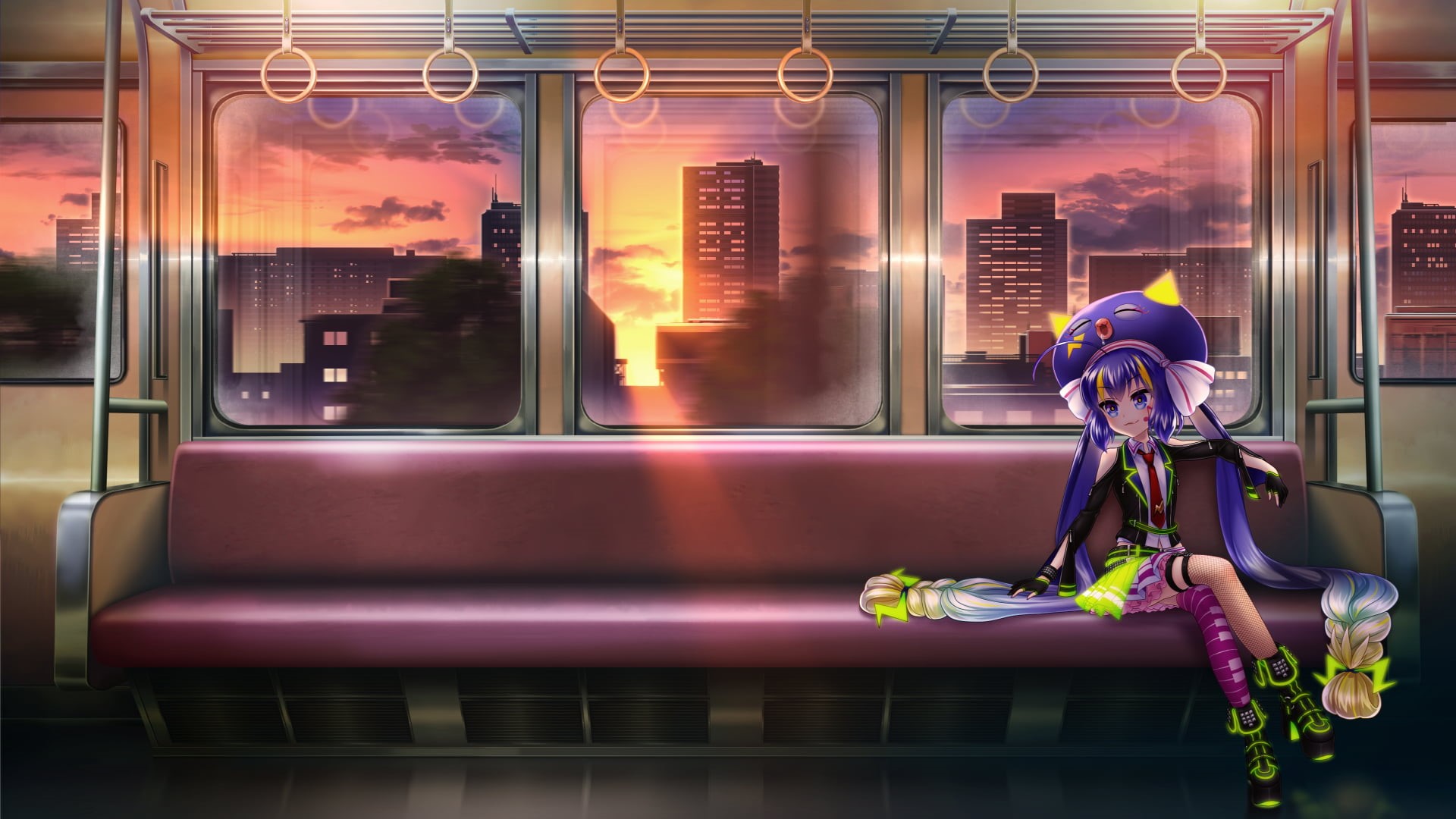 Otomachi Una, Vocaloid, Anime, 1080P, HD Wallpaper