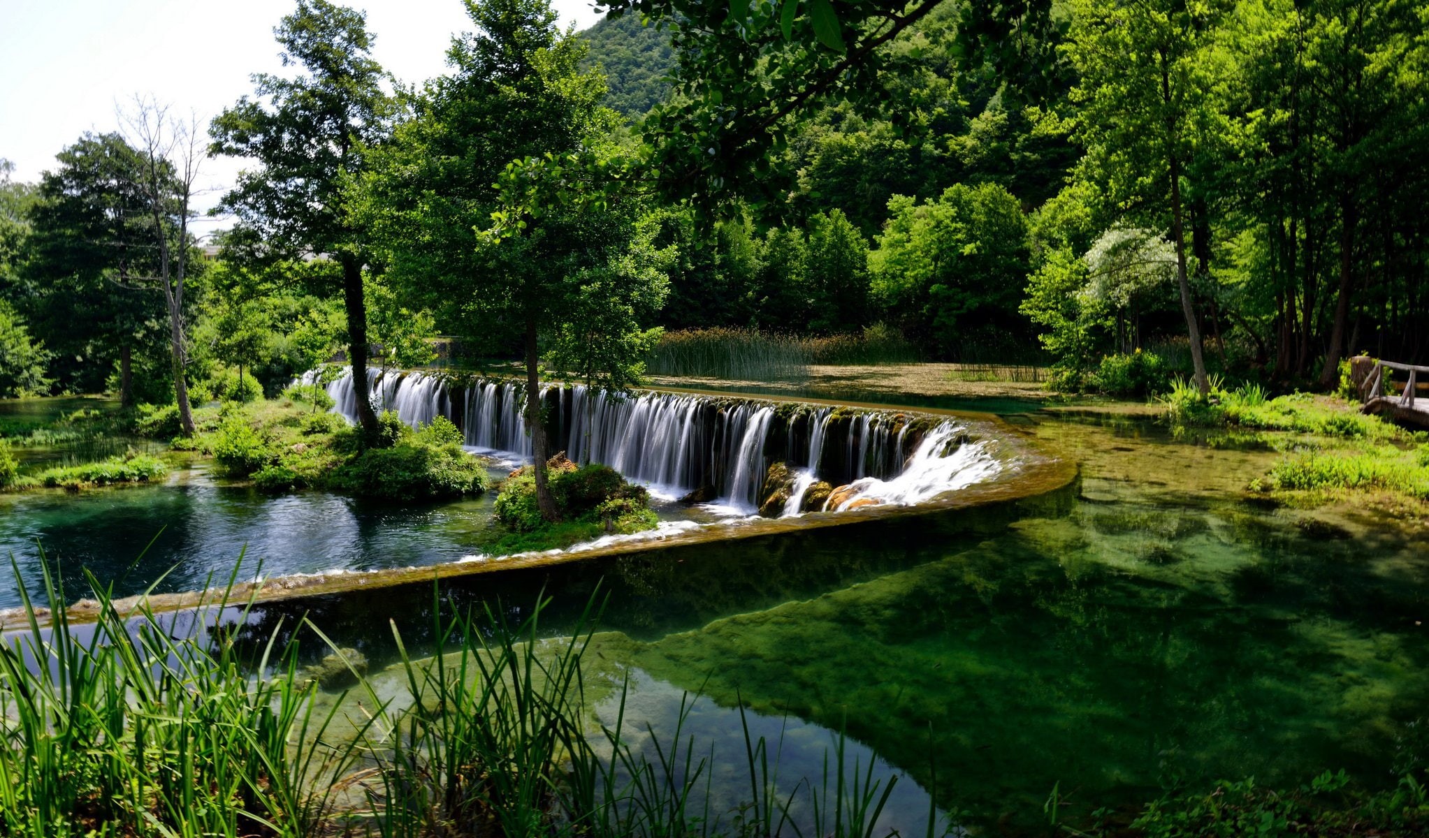 waterfall, bosnia, nature, trees, scenery, herzegovina, pliva, 1080P, river, HD Wallpaper