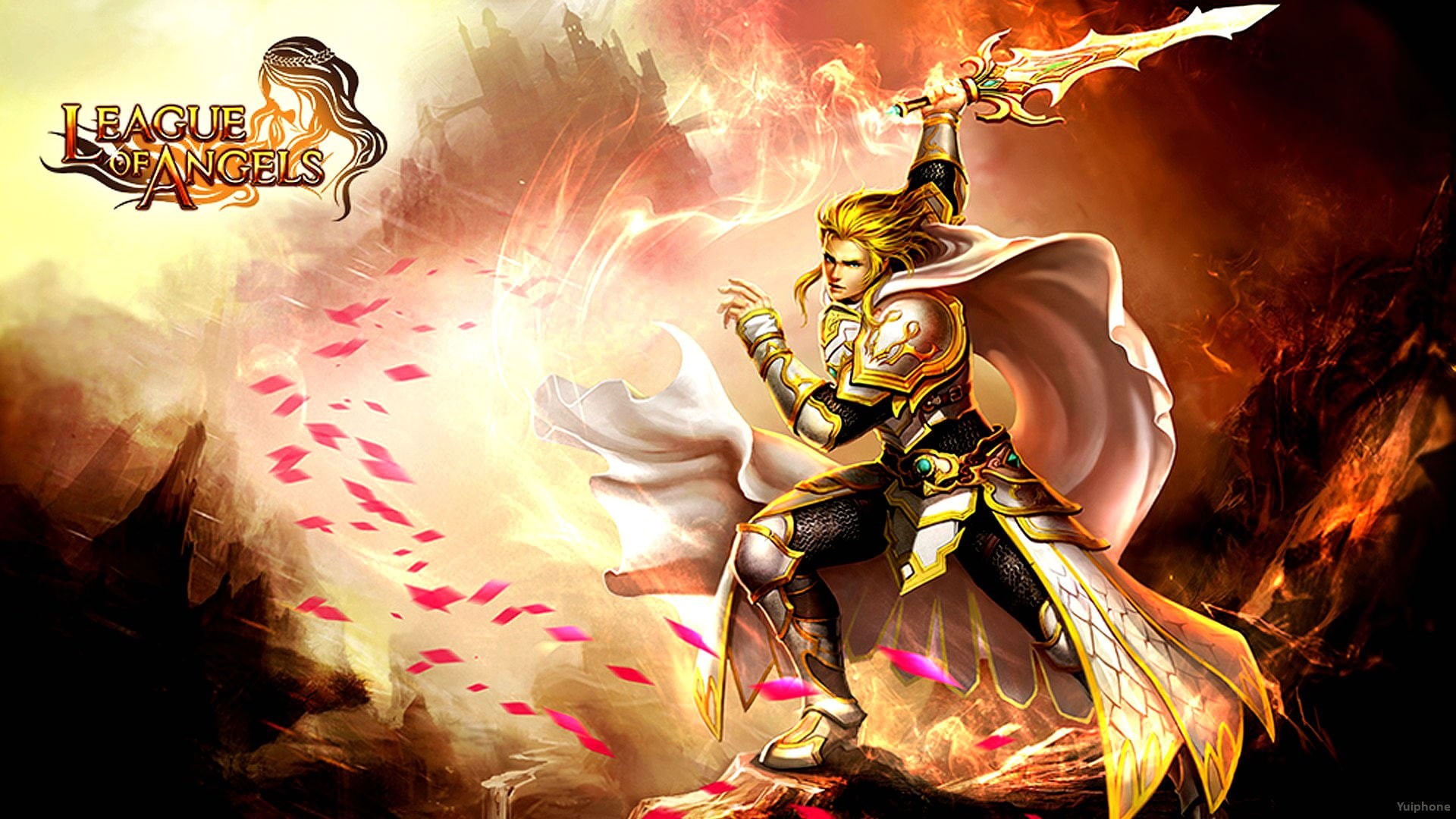 mmo, online, warrior, fantasy, action, fighting, 1080P, angels, rpg, angel, loa, league, HD Wallpaper