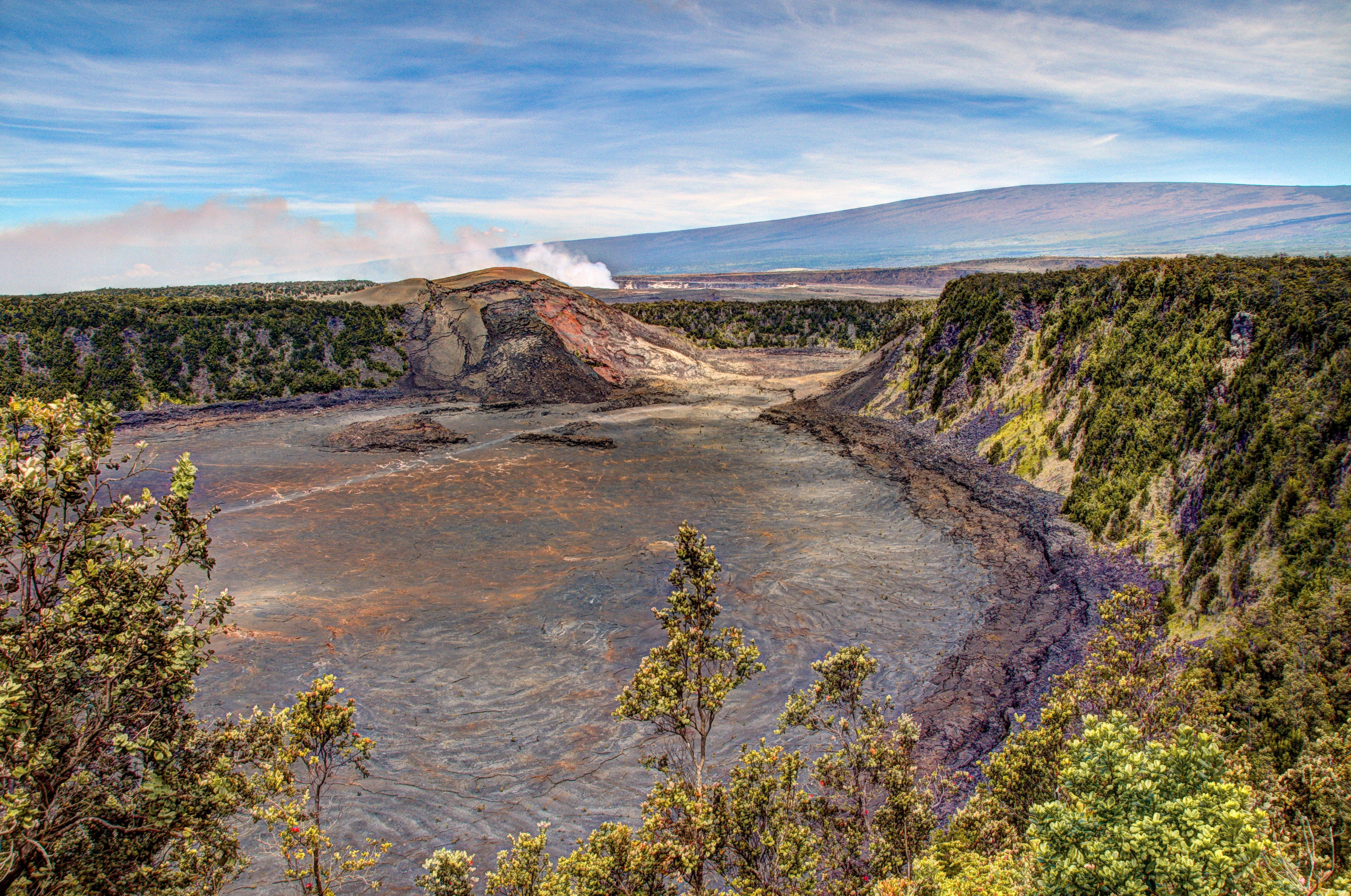tranquility, park, day, paradise, nature, body, rock, environment, kilauea, landscape, outdoors, non-urban scene, tropical island, big island, no people, HD Wallpaper