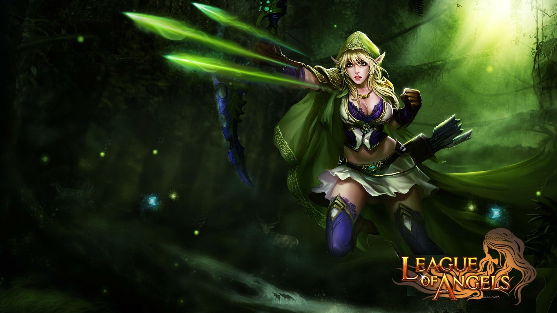 1080P, angel, angels, of, league, game, warrior, 20, Loa, fantasy, HD Wallpaper