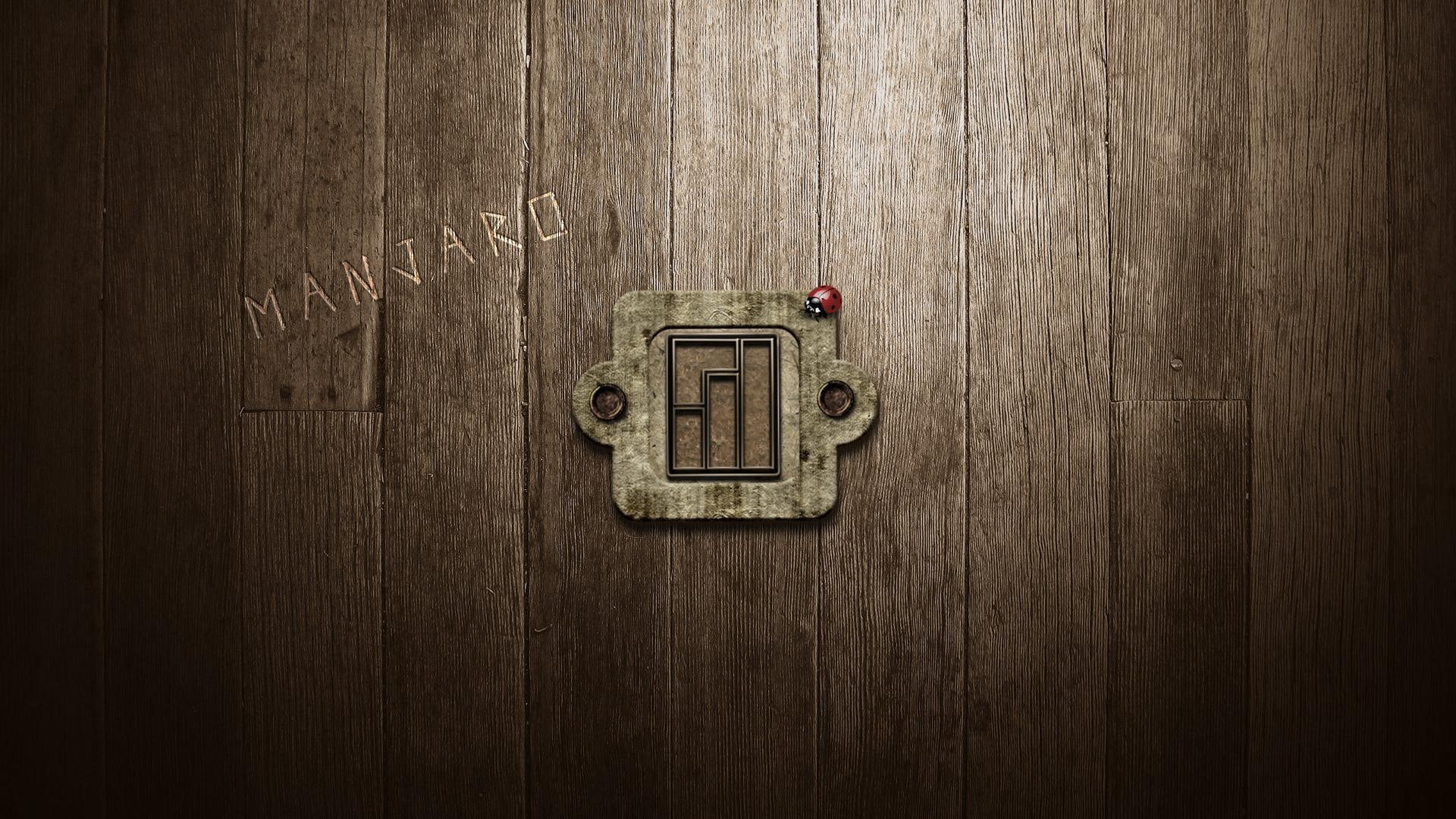 gallery, linux, inscription, ladybug, picture, boards, manjaro, logo, 1080P, HD Wallpaper
