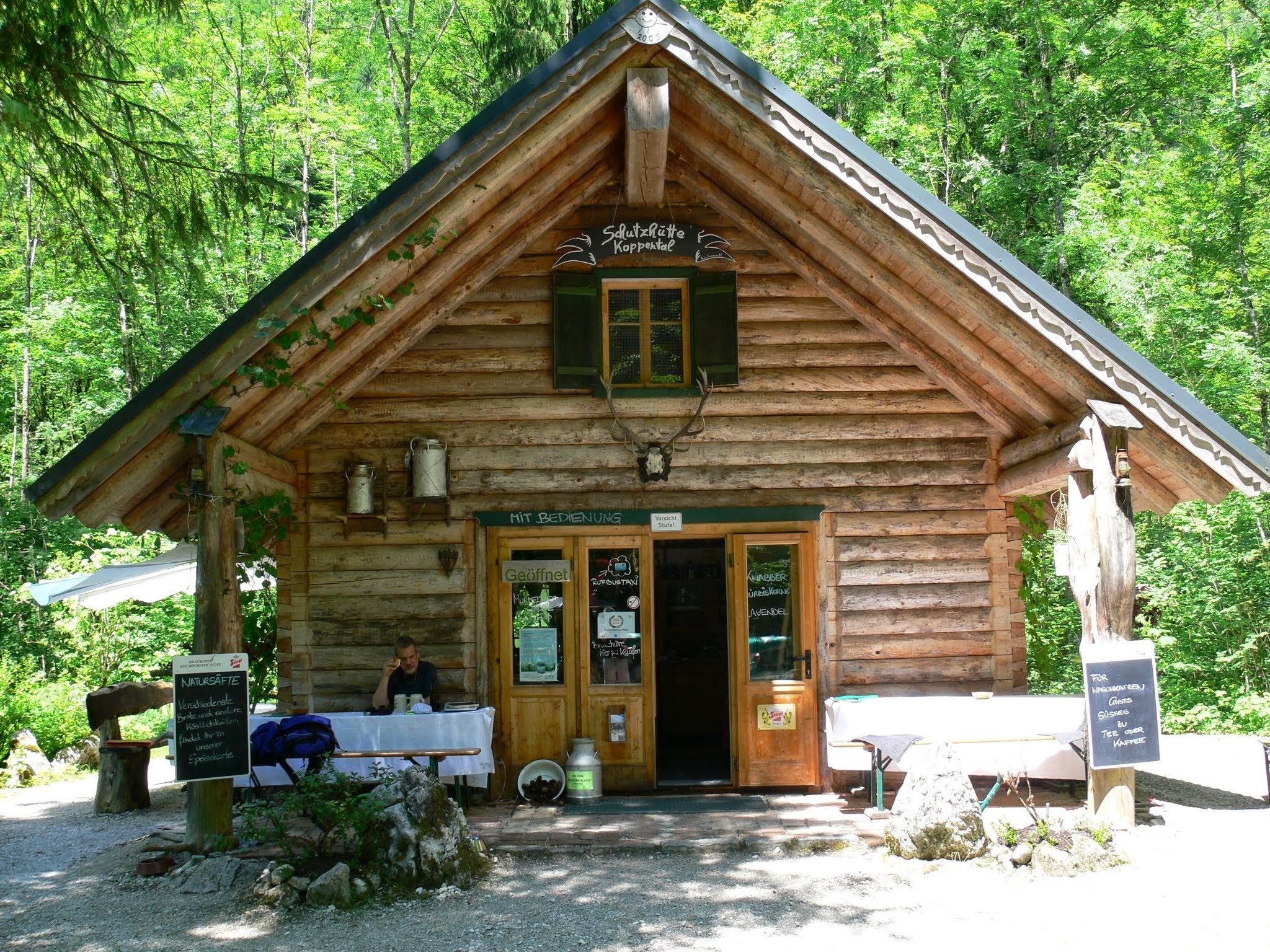 log cabin, men, koppen valley, koppentraun, window, building, people, tree, built structure, house, outdoors, real people, wood - Material, incidental people, HD Wallpaper
