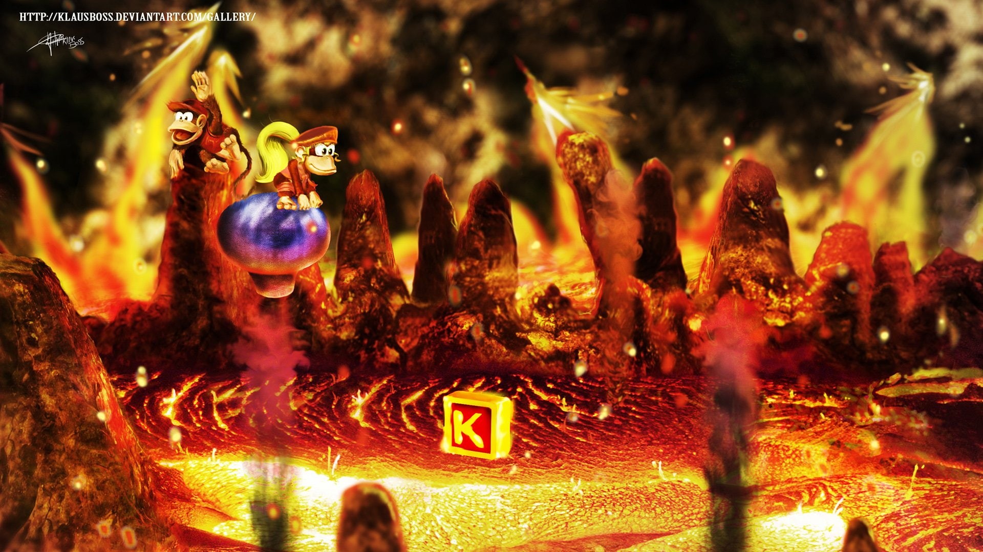 1080P, Donkey Kong, Donkey Kong Country 2: Diddys Kong Quest, HD Wallpaper