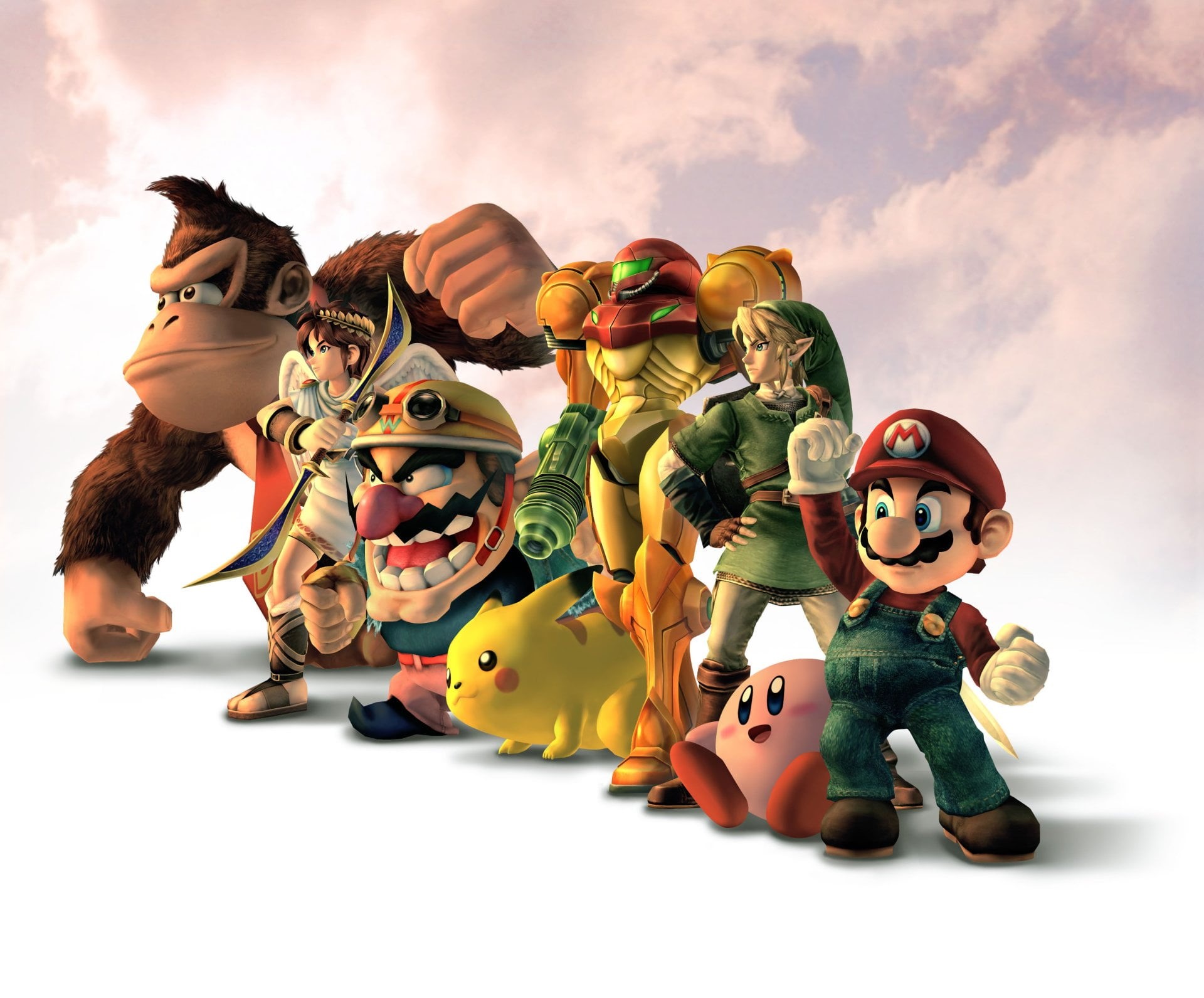 Super Smash Bros. Brawl, fun, cultures, Pikachu, representation, mammal, still life, male likeness, indoors, decoration, bros, studio shot, Nintendo, animal, HD Wallpaper