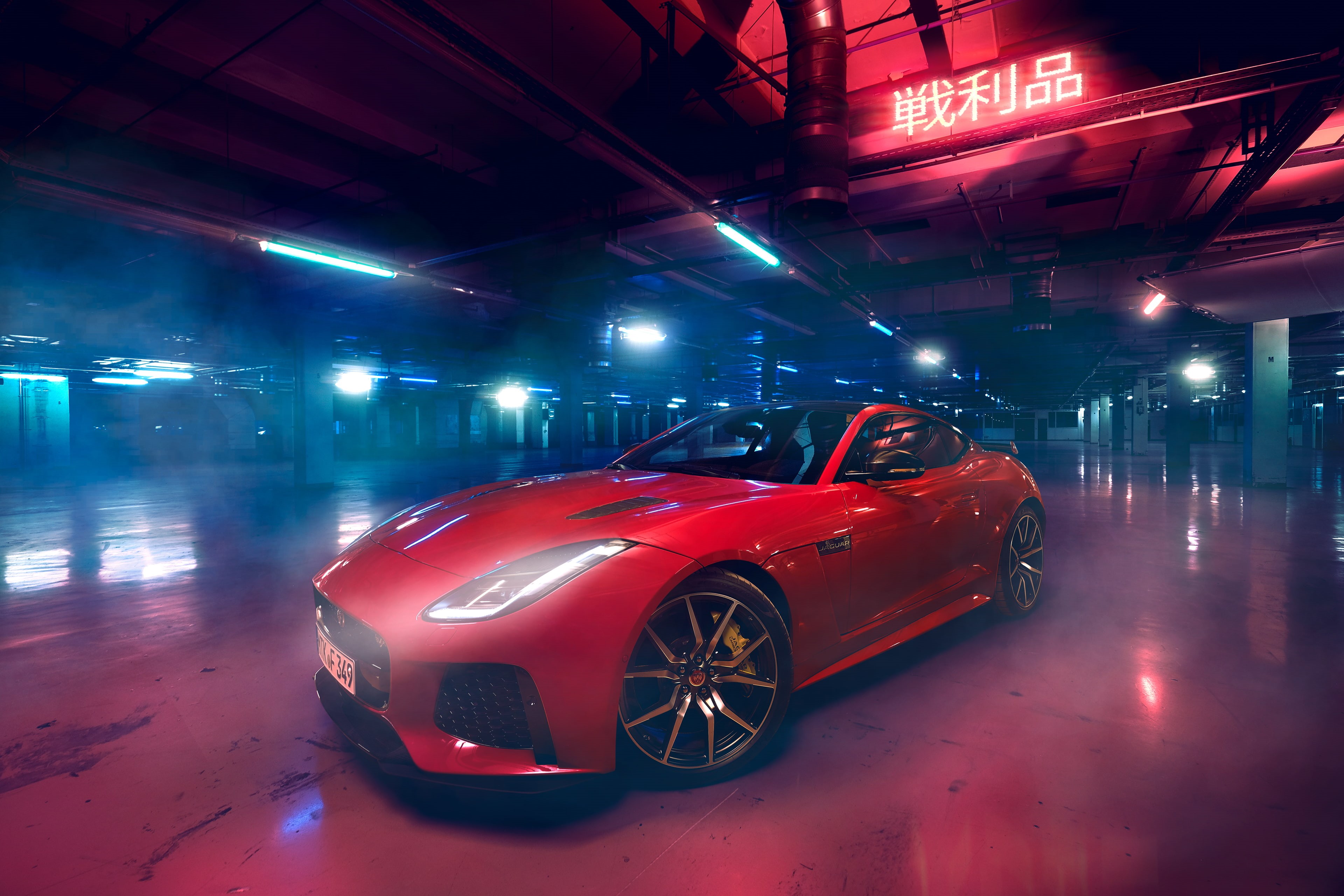 multi colored, road, night, illuminated, street, lighting equipment, sports car, red, nightlife, purple, city street, mode of transportation, architecture, HD Wallpaper