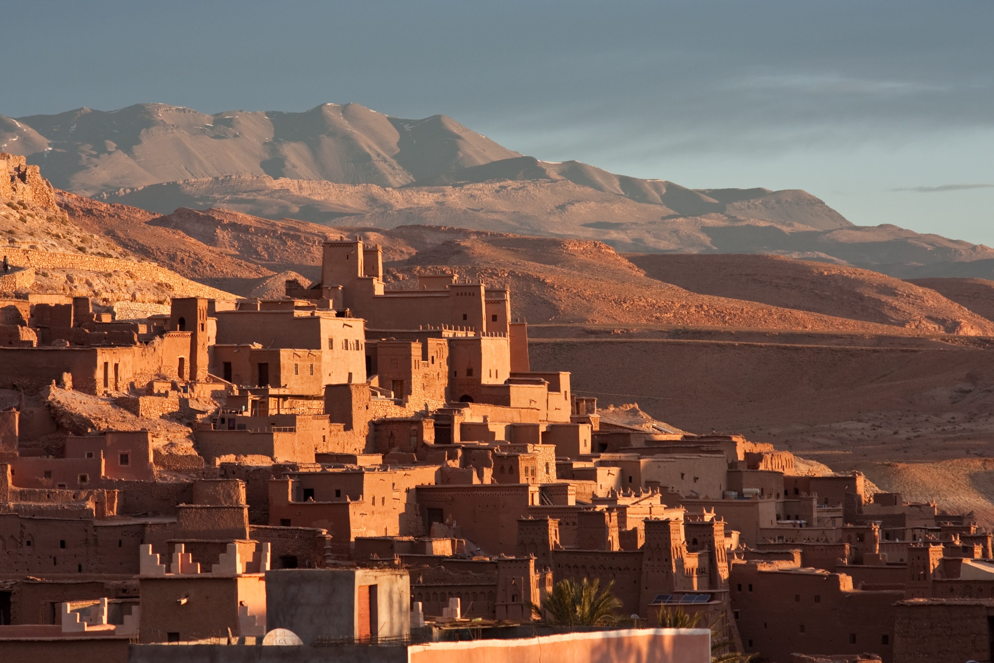 yellow, mountain, mountains, residential district, dawn, travel, travel destinations, pise, 2K, townscape, architecture, city, house, nature, africa, tourism, HD Wallpaper