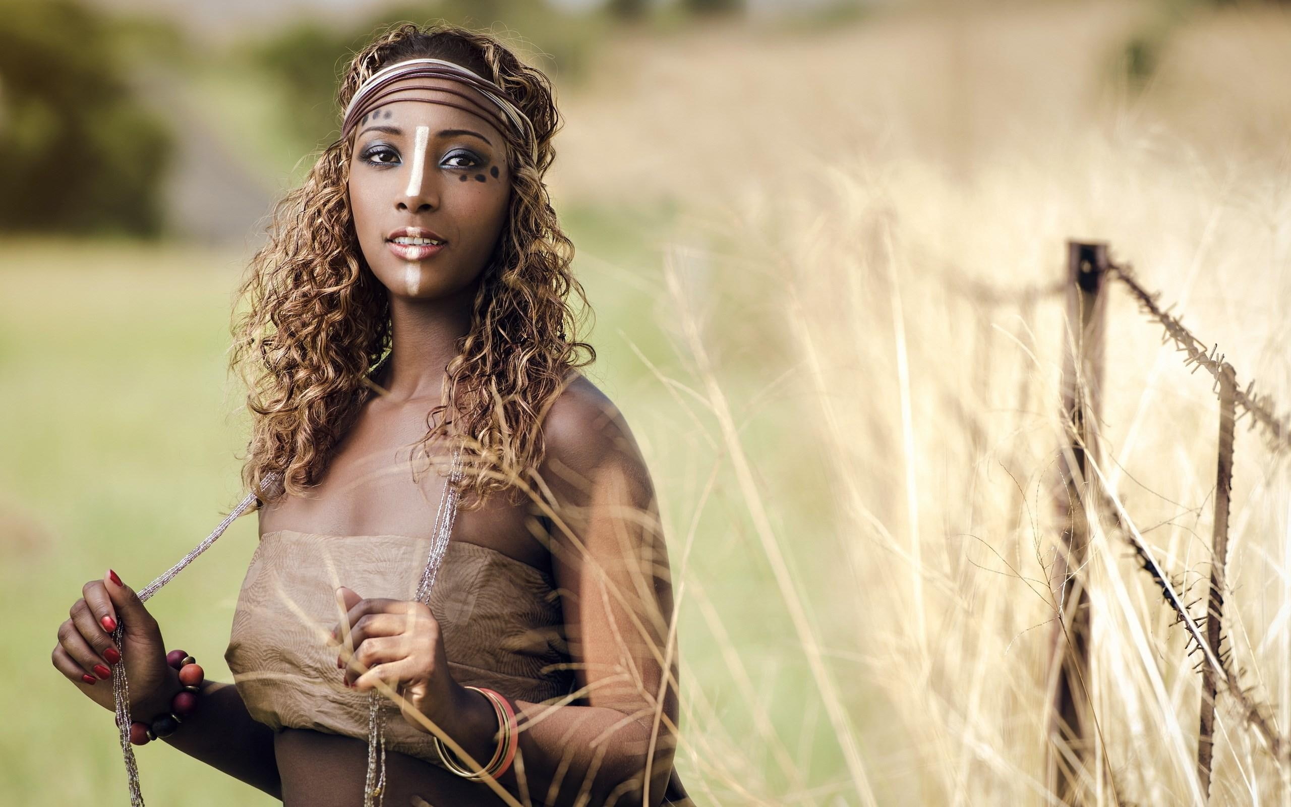 girl, african, 2K, HD Wallpaper