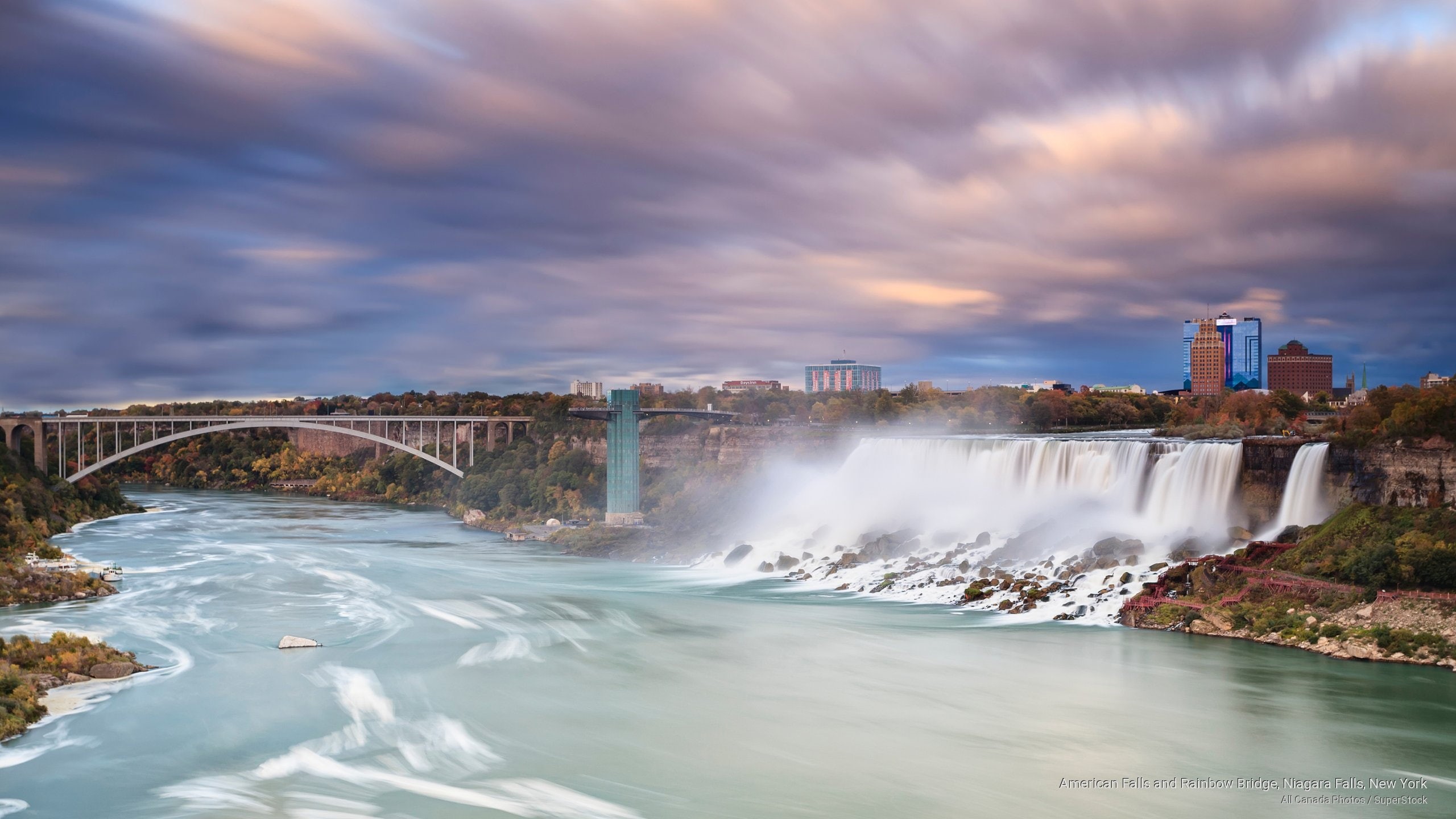 Waterfalls, niagara, rainbow, bridge, 2K, falls, american, new, york, HD Wallpaper