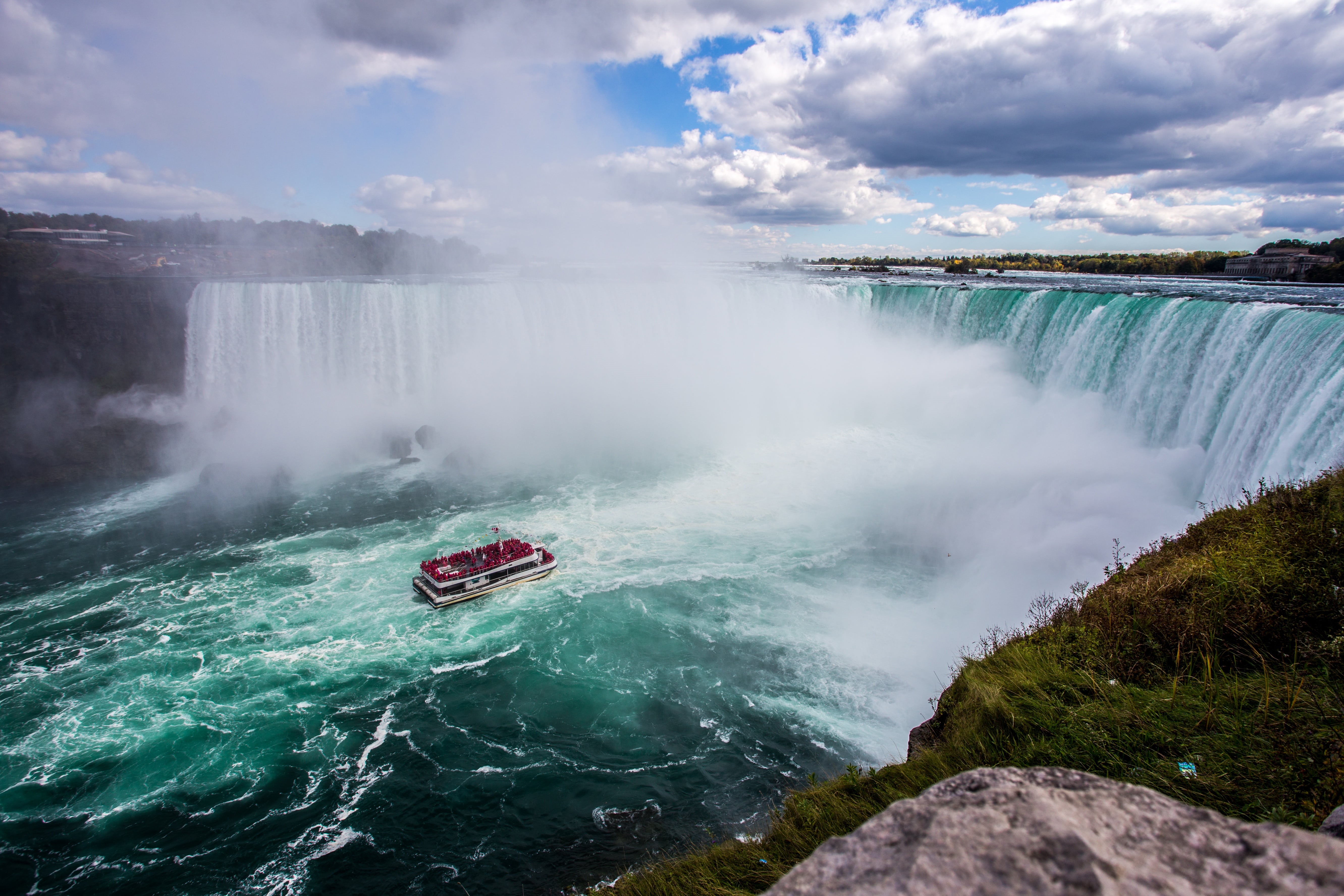 daytime, long exposure, outdoors, scenics - nature, travel, ship, adventure, passenger craft, 5K, motion, power, nature, cloud - sky, river, transportation, HD Wallpaper