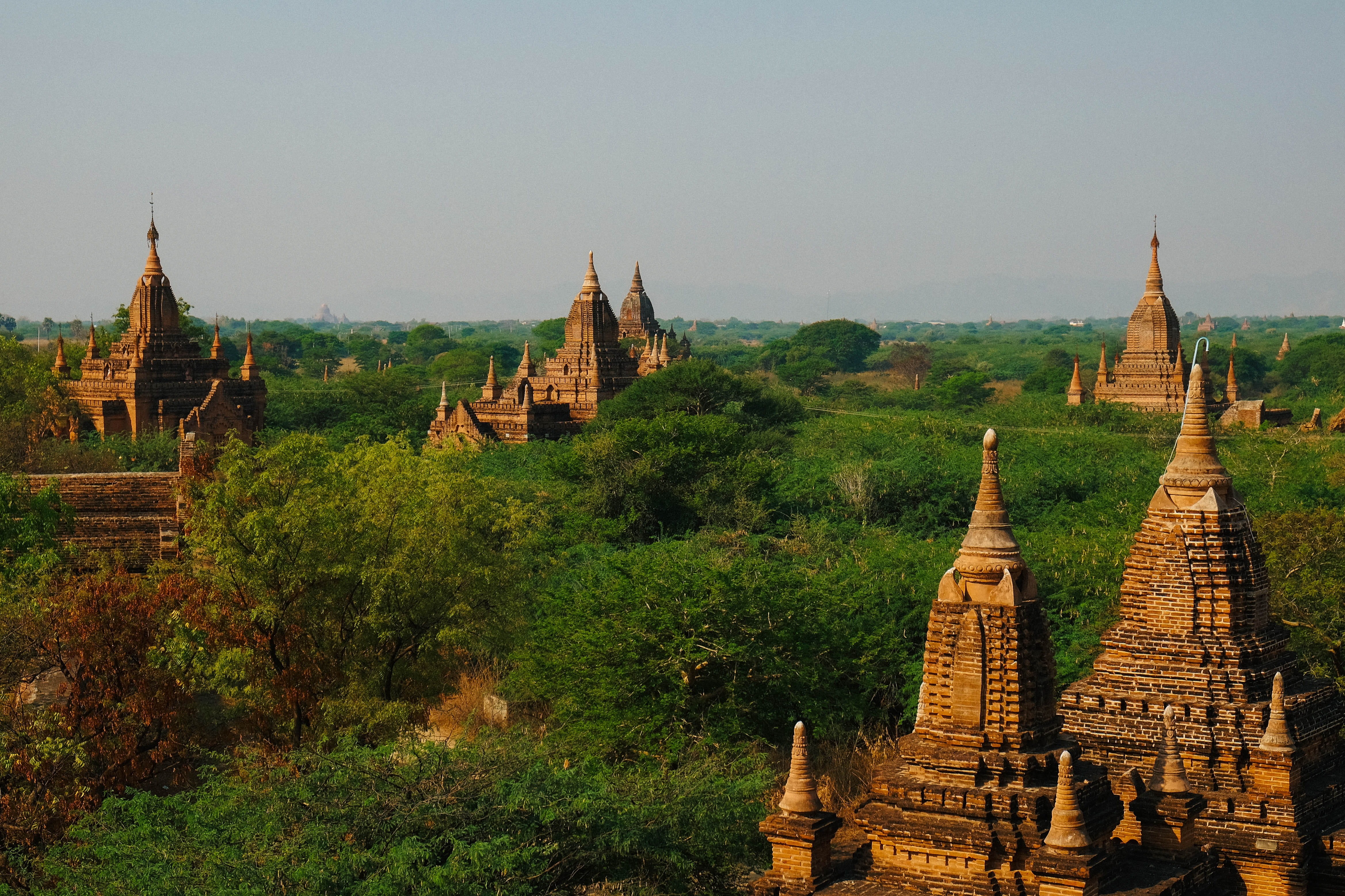 ruined, bagan, history, the past, built structure, spirituality, 4K, old bagan, travel destinations, tourism, travel, religion, ruiz, building, nature, HD Wallpaper