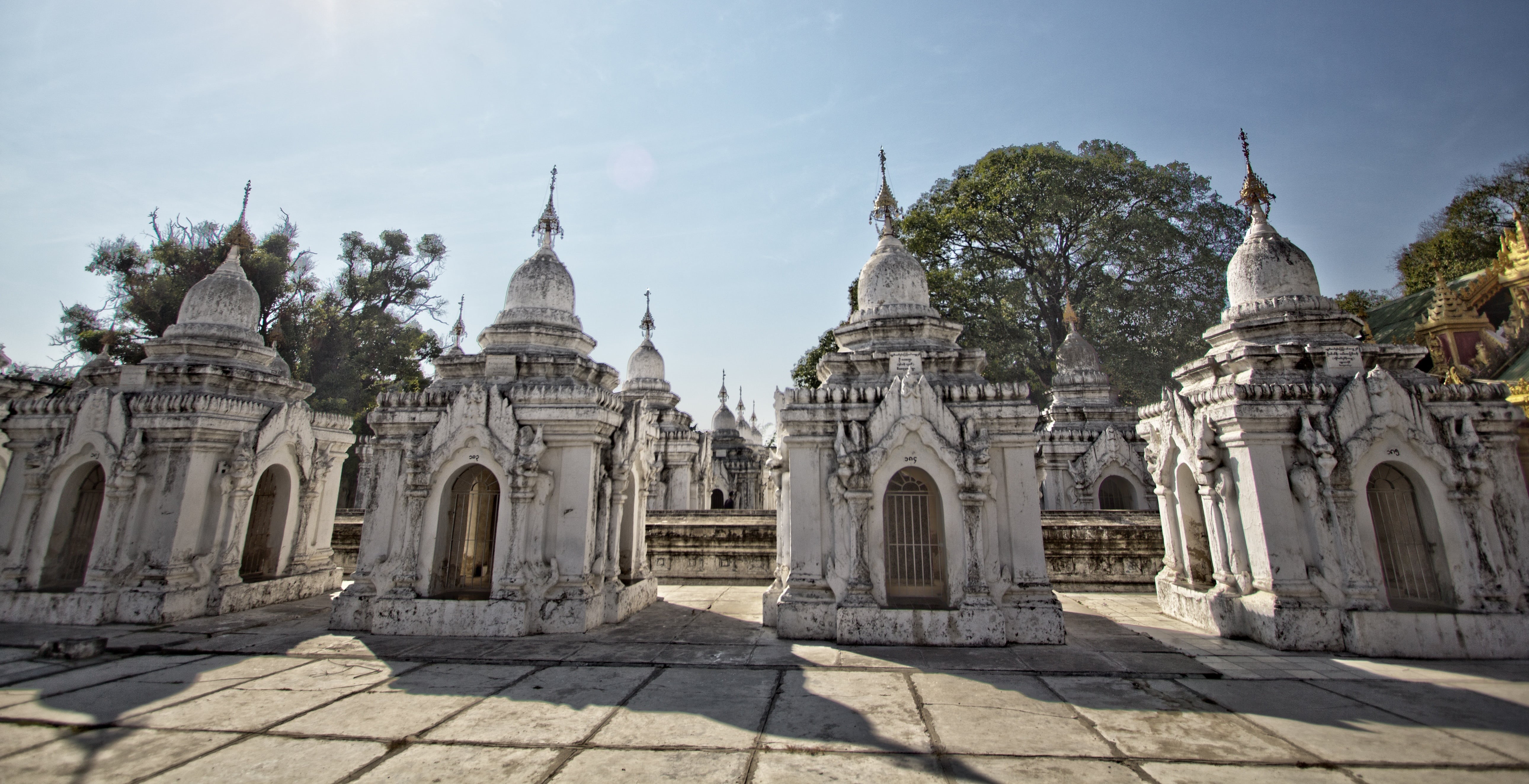 spire, ancient, asia, the past, spirituality, ancient civilization, 5K, buddha, no people, kuthodaw, belief, building exterior, history, religion, travel, HD Wallpaper