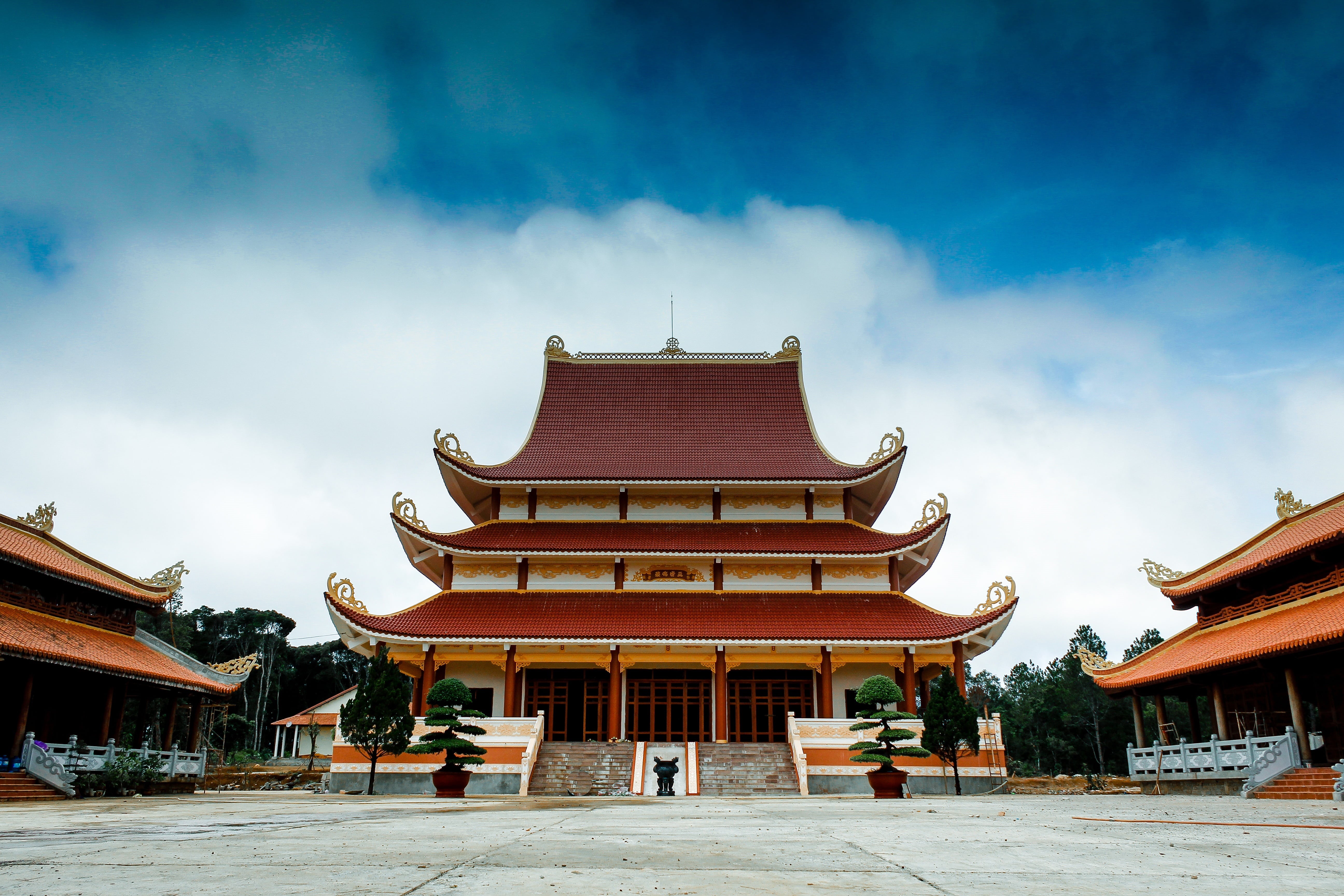 ancient, cloud - sky, architecture, 5K, day, burma, horizontal, place of worship, asia, travel, golden, buddhism, travel destinations, temple, spirituality, HD Wallpaper