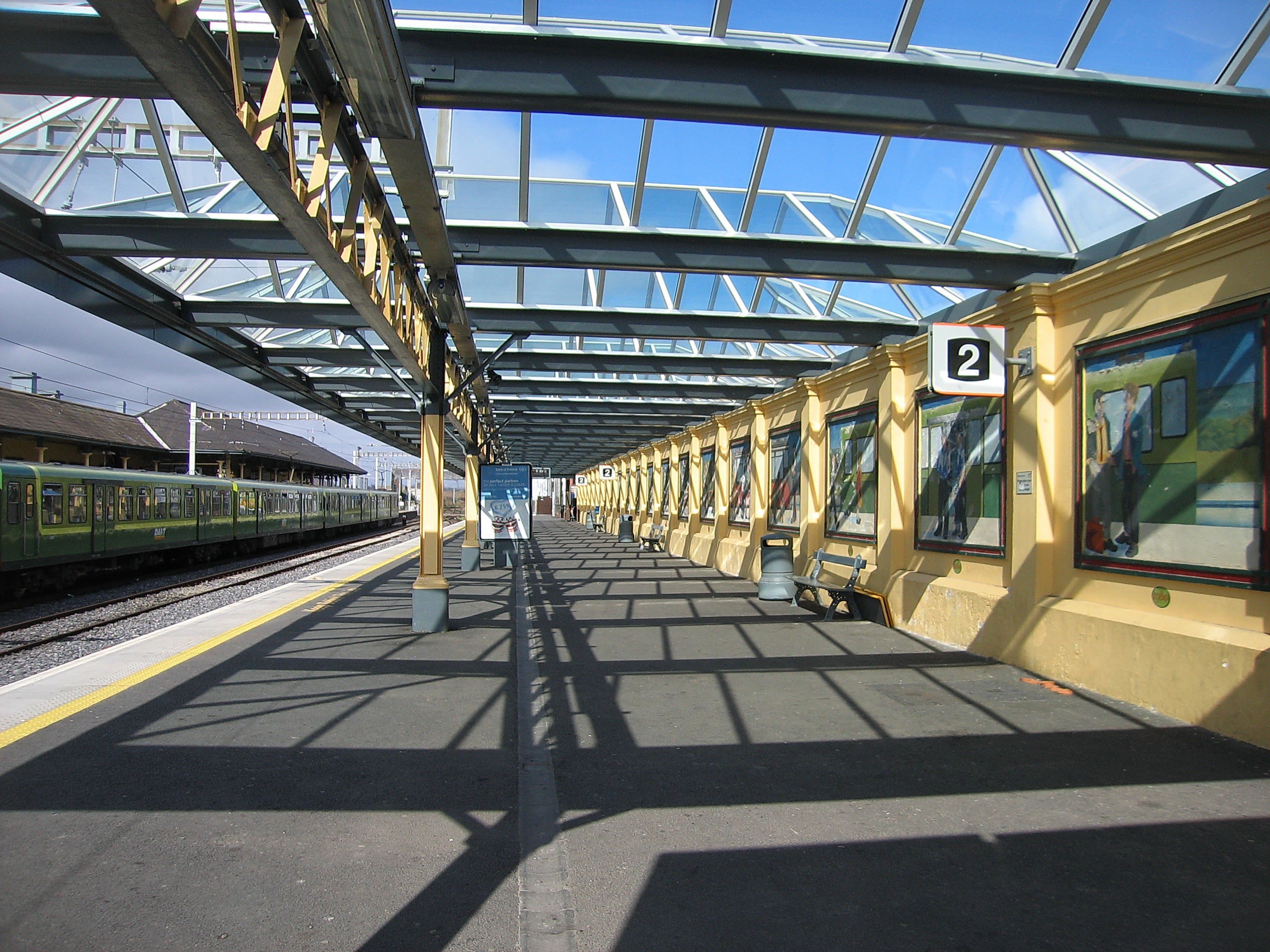 daly, bray daly, urban Scene, architecture, photos, no people, Ireland, bray, sunlight, modern, connection, travel, railroad Station Platform, public transportation, HD Wallpaper