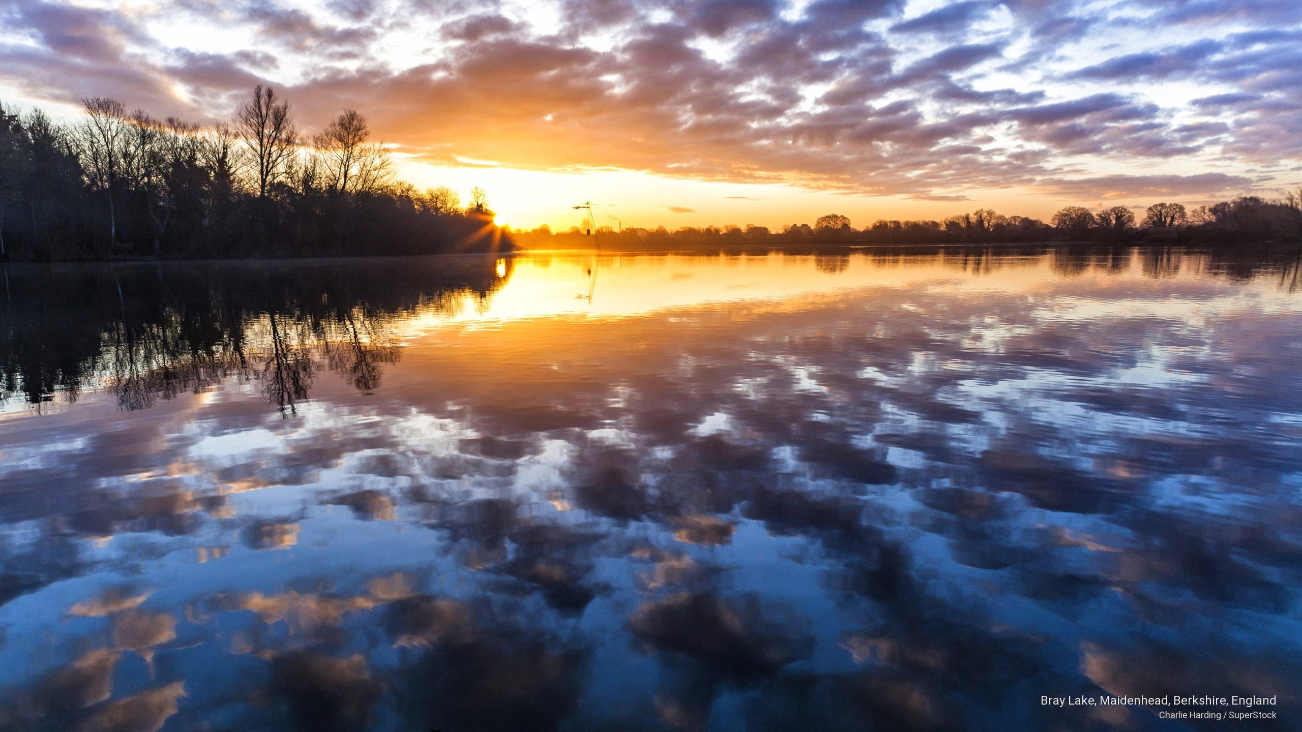 maidenhead, bray, england, lake, berkshire, Sunrises/Sunsets, 2K, HD Wallpaper