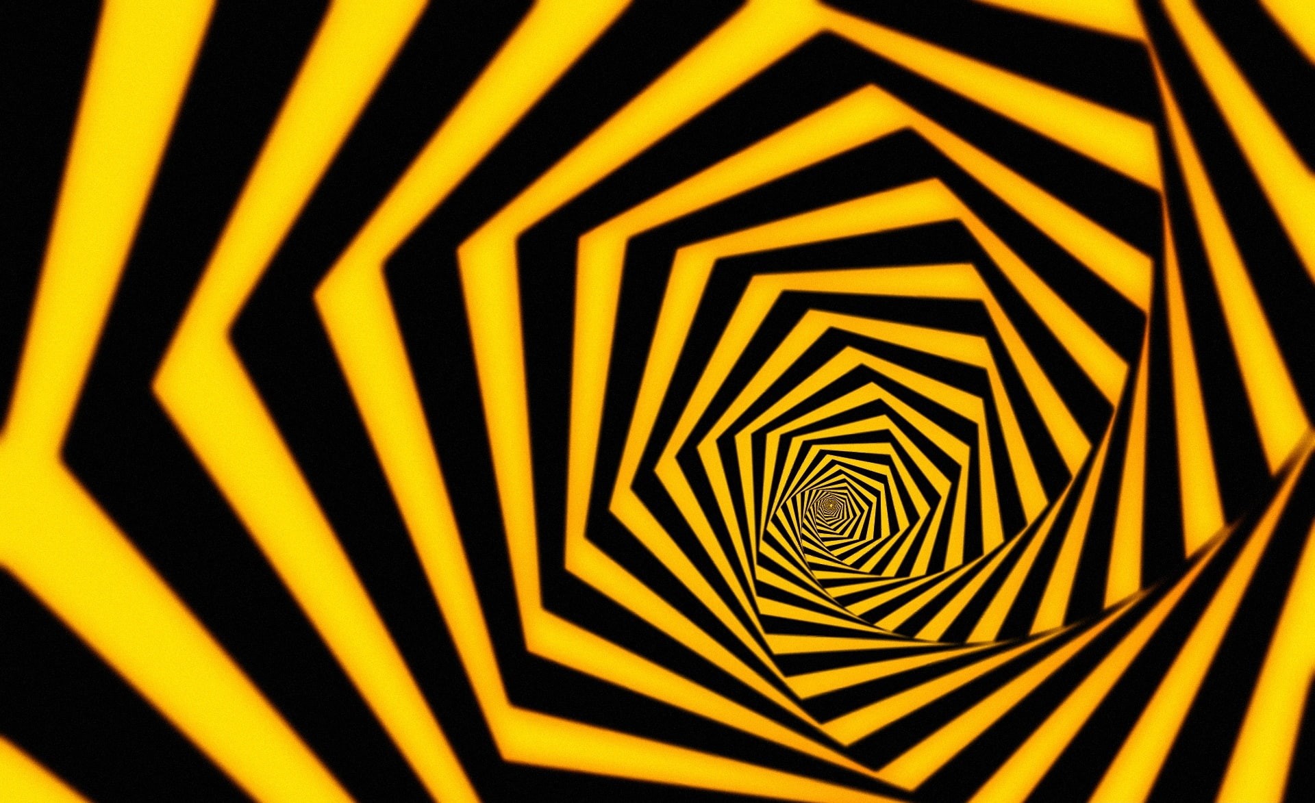 full frame, no people, spiral, Hypnotic, Artistic, shadow, 1080P, nature, black, indoors, yellow, close-up, textured, high angle view, Wasp, HD Wallpaper
