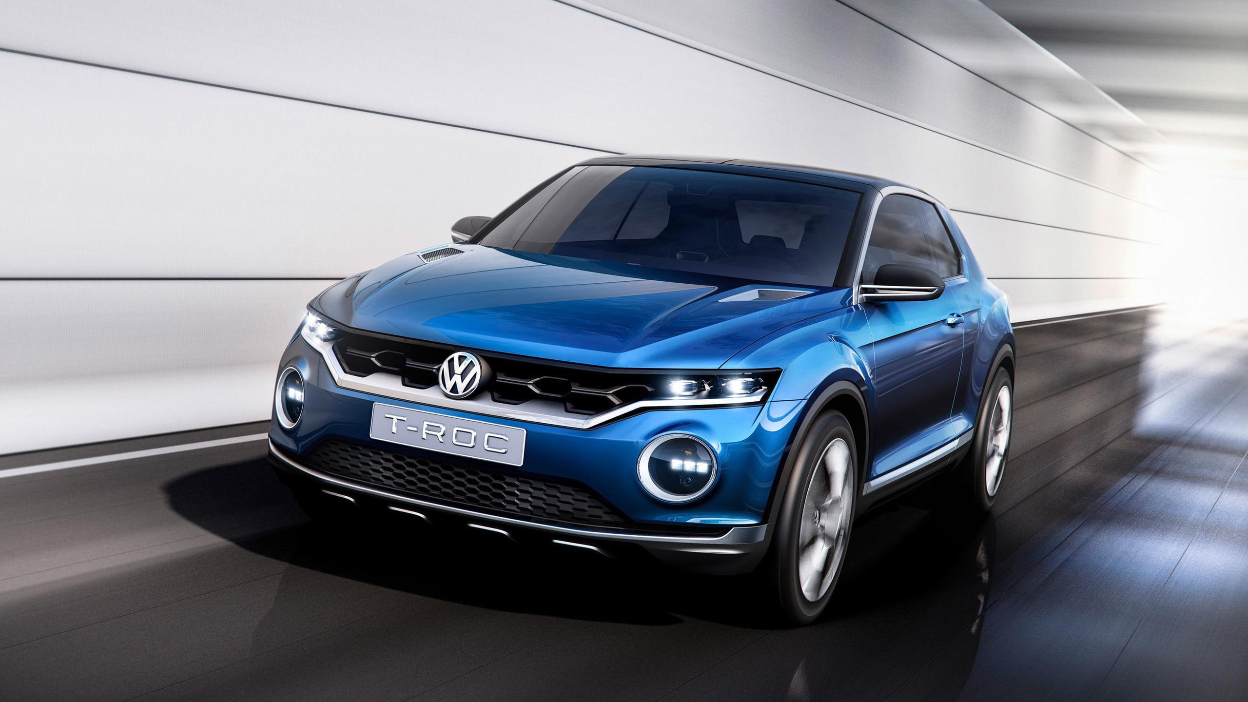 2K, coupe, volkswagen, roc, cars, blue, concept, t, HD Wallpaper