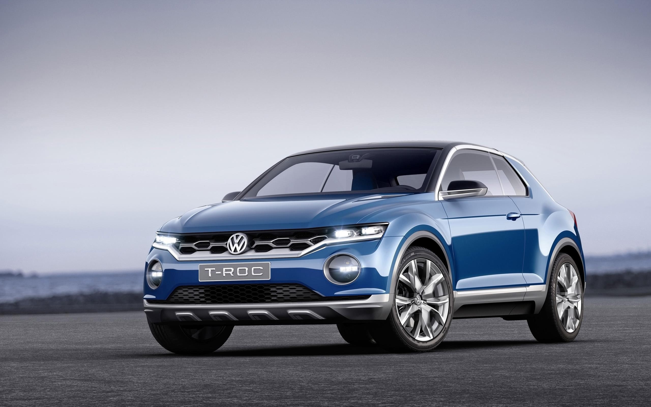 volkswagen, cars, concept, roc, 2014, 2K, t, blue, HD Wallpaper