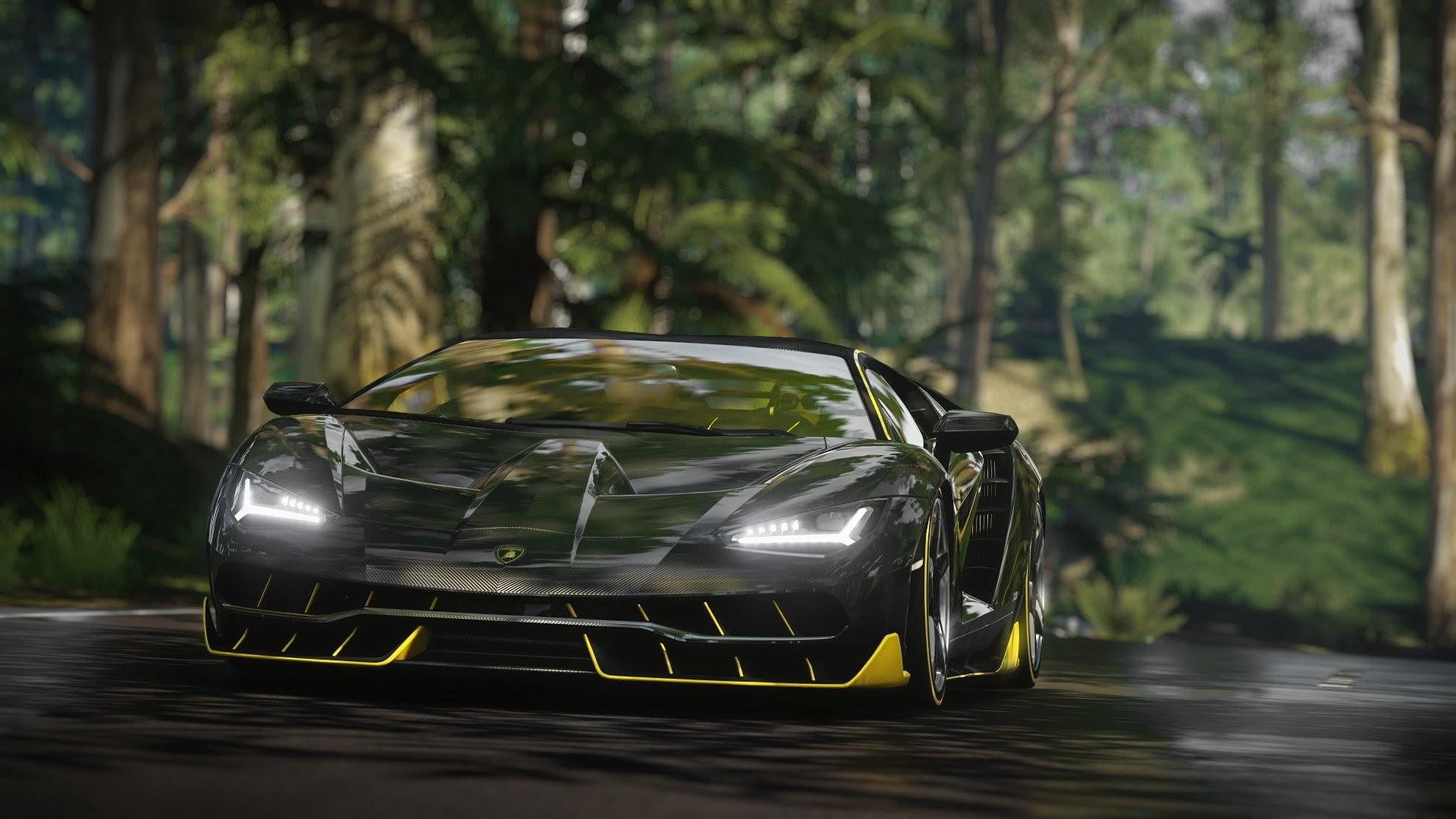 supercar, centenario, tree, mode of transportation, lp770, exotic cars, single object, headlight, road, retro styled, lamborghini, reflection, luxury, outdoors, HD Wallpaper