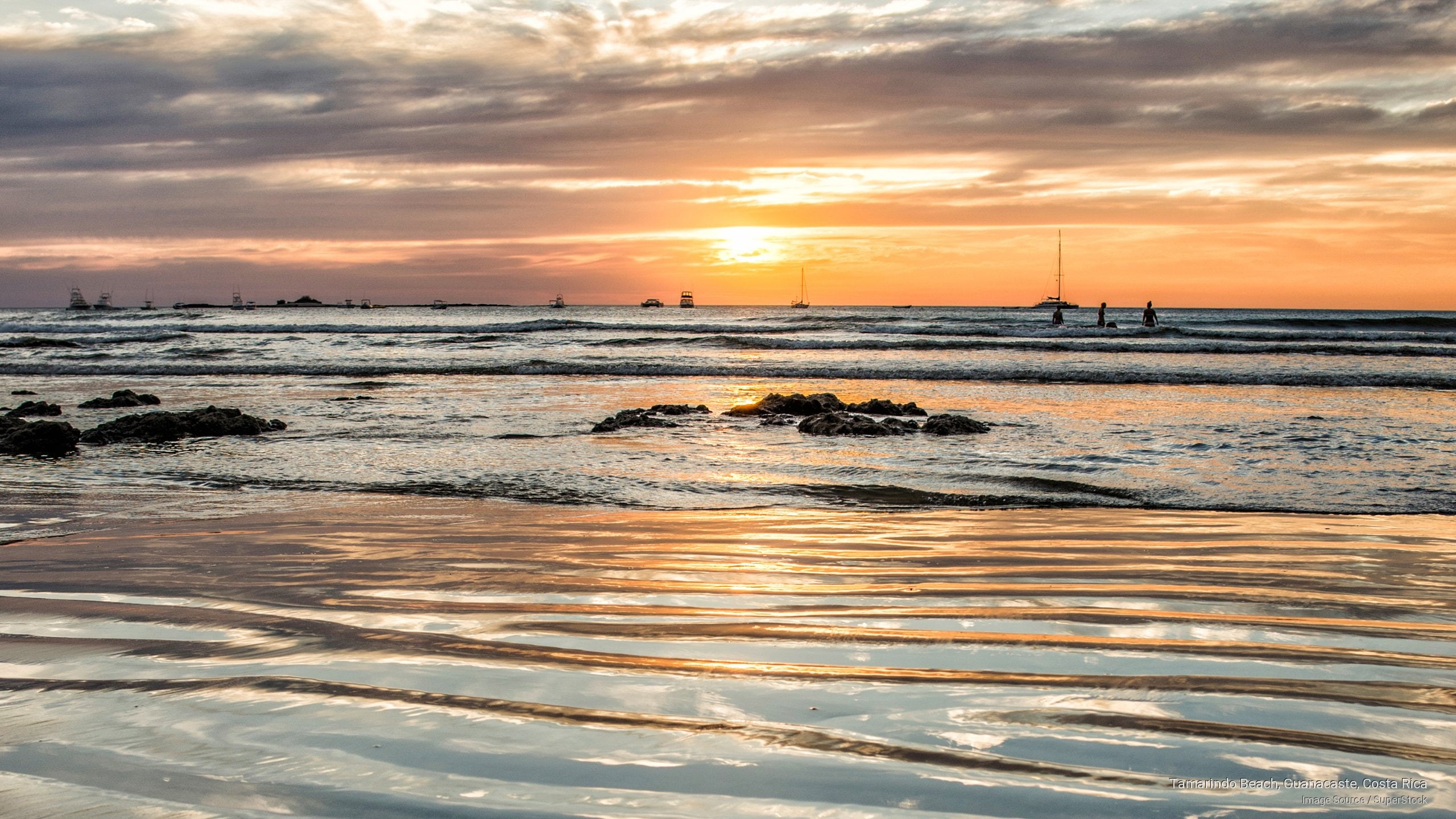 Beaches, 2K, guanacaste, costa, beach, tamarindo, rica, HD Wallpaper