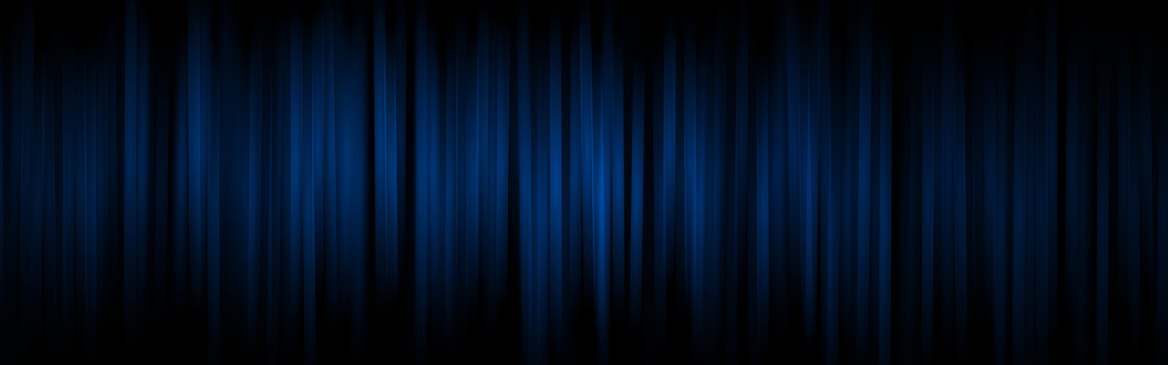 backgrounds, blue, spotlight, performing arts event, digital art, stage, stage light, no people, performance, indoors, lighting equipment, shapes, movie theater, HD Wallpaper