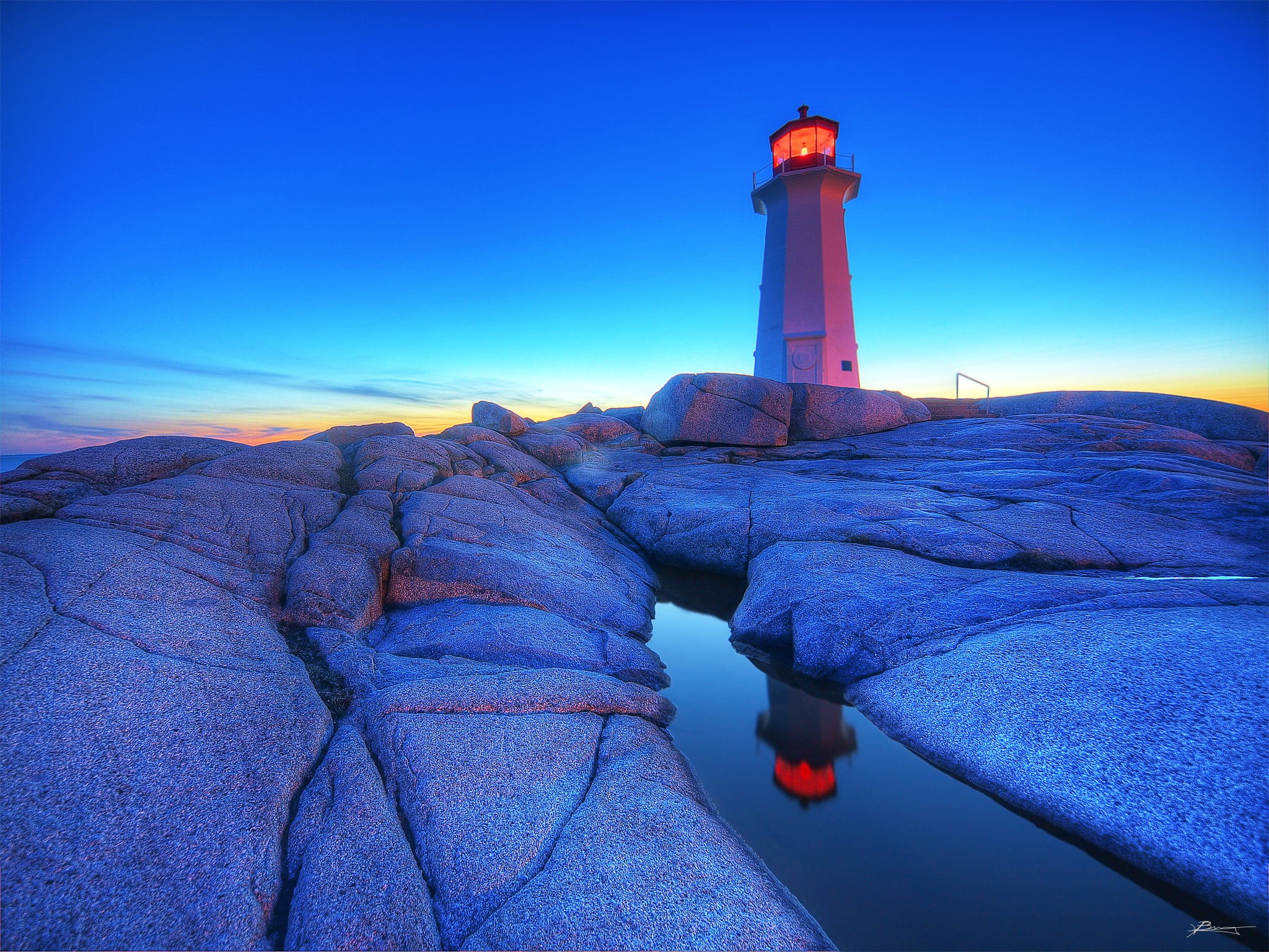 white light, rocks, outdoors, light, striking, tower, fantastic, beautiful, peggys cove, amazing, halifax  nova scotia, sunset, sea, nature, white, moving, HD Wallpaper