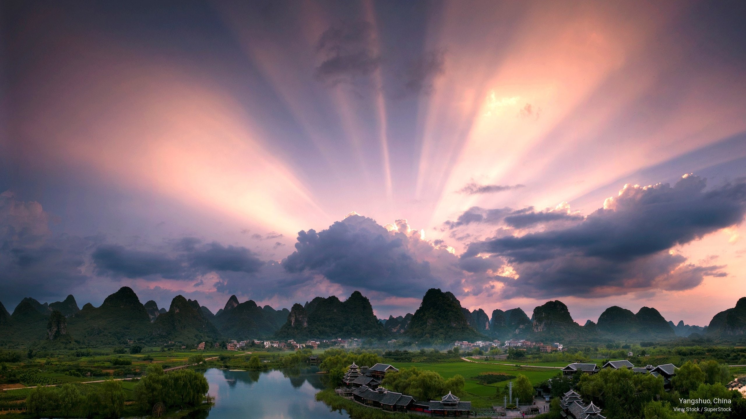 yangshuo, Asia, china, 2K, HD Wallpaper