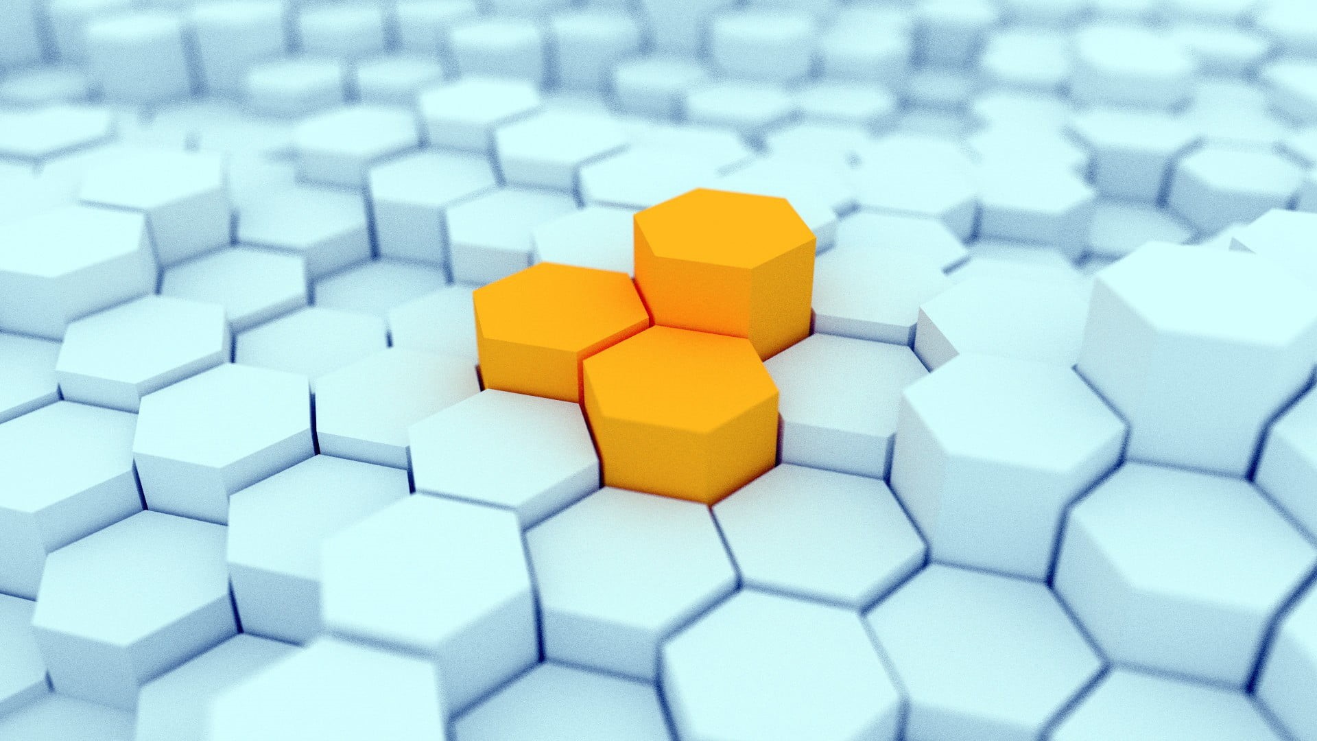 close-up, design, repetition, geometric shape, abstract, full frame, backgrounds, shape, orange color, pattern, technology, multi colored, 1080P, no people, HD Wallpaper