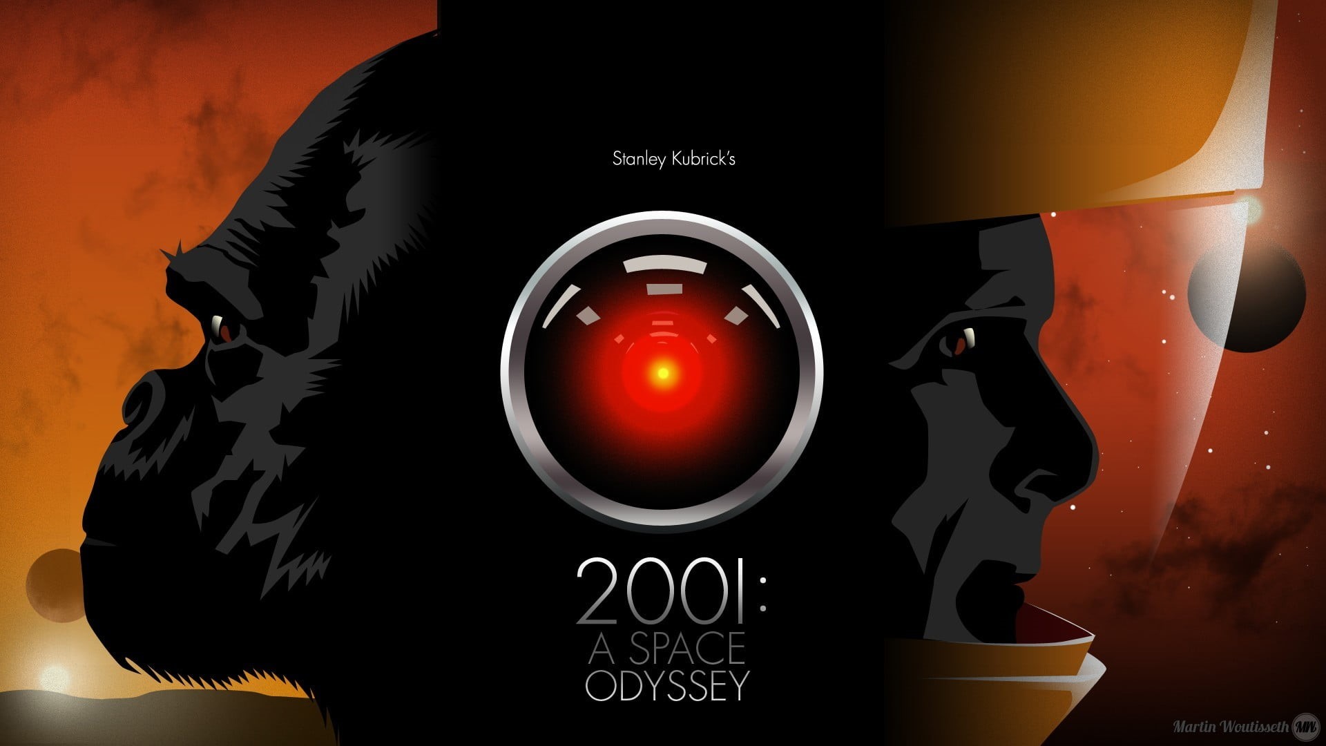 digital, light, orange color, technology, human representation, glass - material, representation, illuminated, odyssey, HAL 9000, camera - photographic equipment, HD Wallpaper