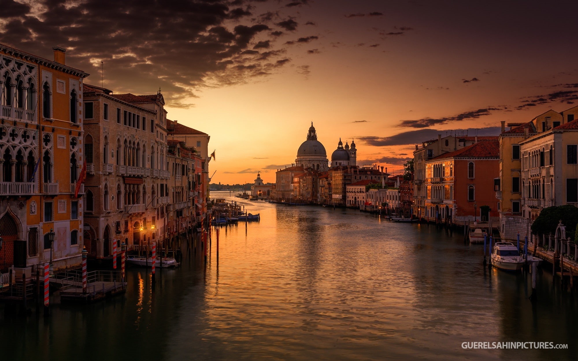 Guerel Sahin, Cathedral, sky, peace, sunset, photographer, channel, silence, Venice, 1080P, house, HD Wallpaper