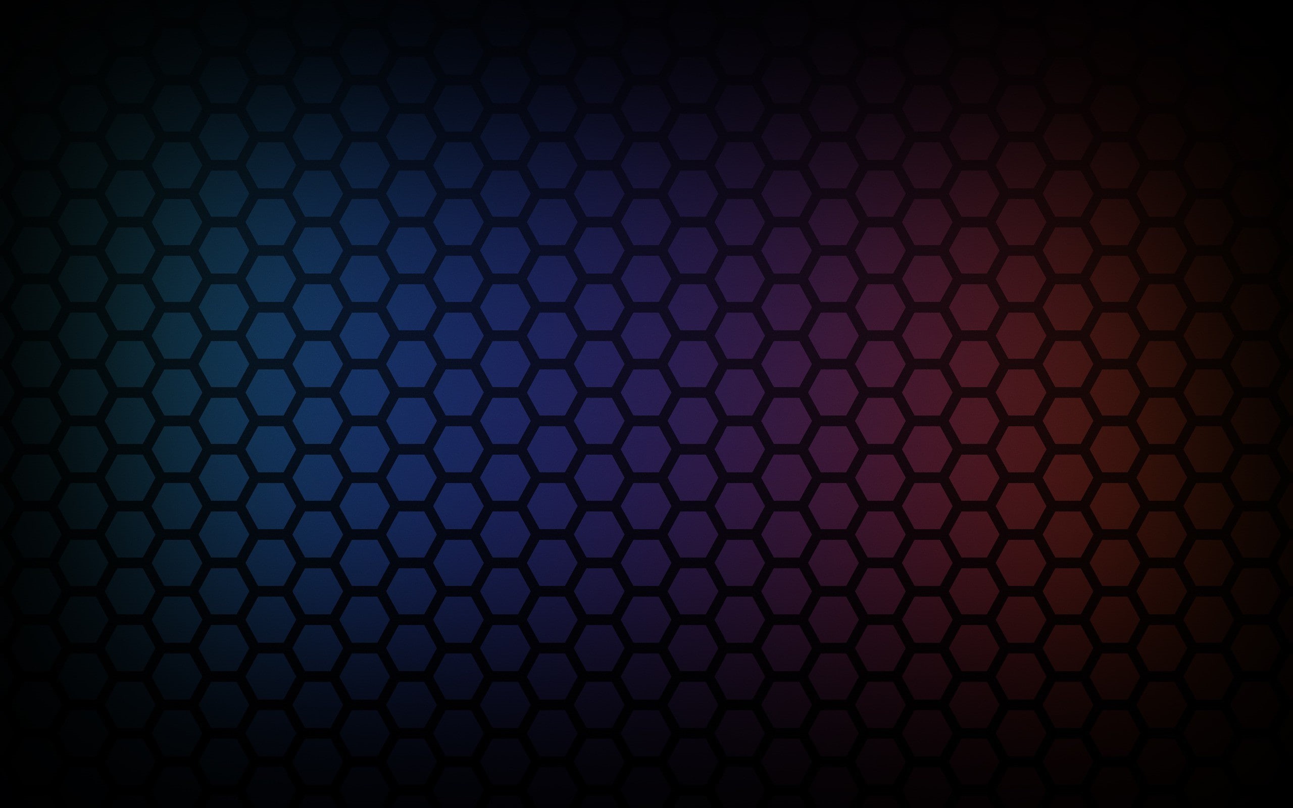 2K, honeycombs, Gradient, Colorful, pattern, hexagon, HD Wallpaper