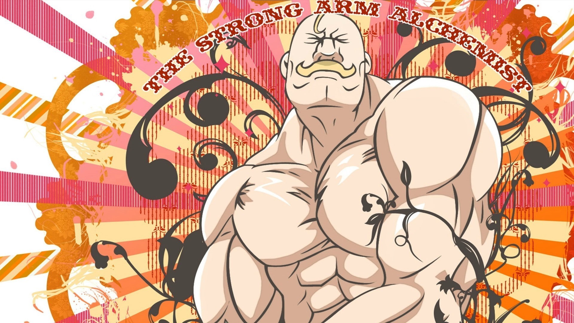 text, multi colored, human representation, decoration, creativity, representation, close-up, craft, art and craft, mural, design, pattern, Full Metal Alchemist Brotherhood, HD Wallpaper