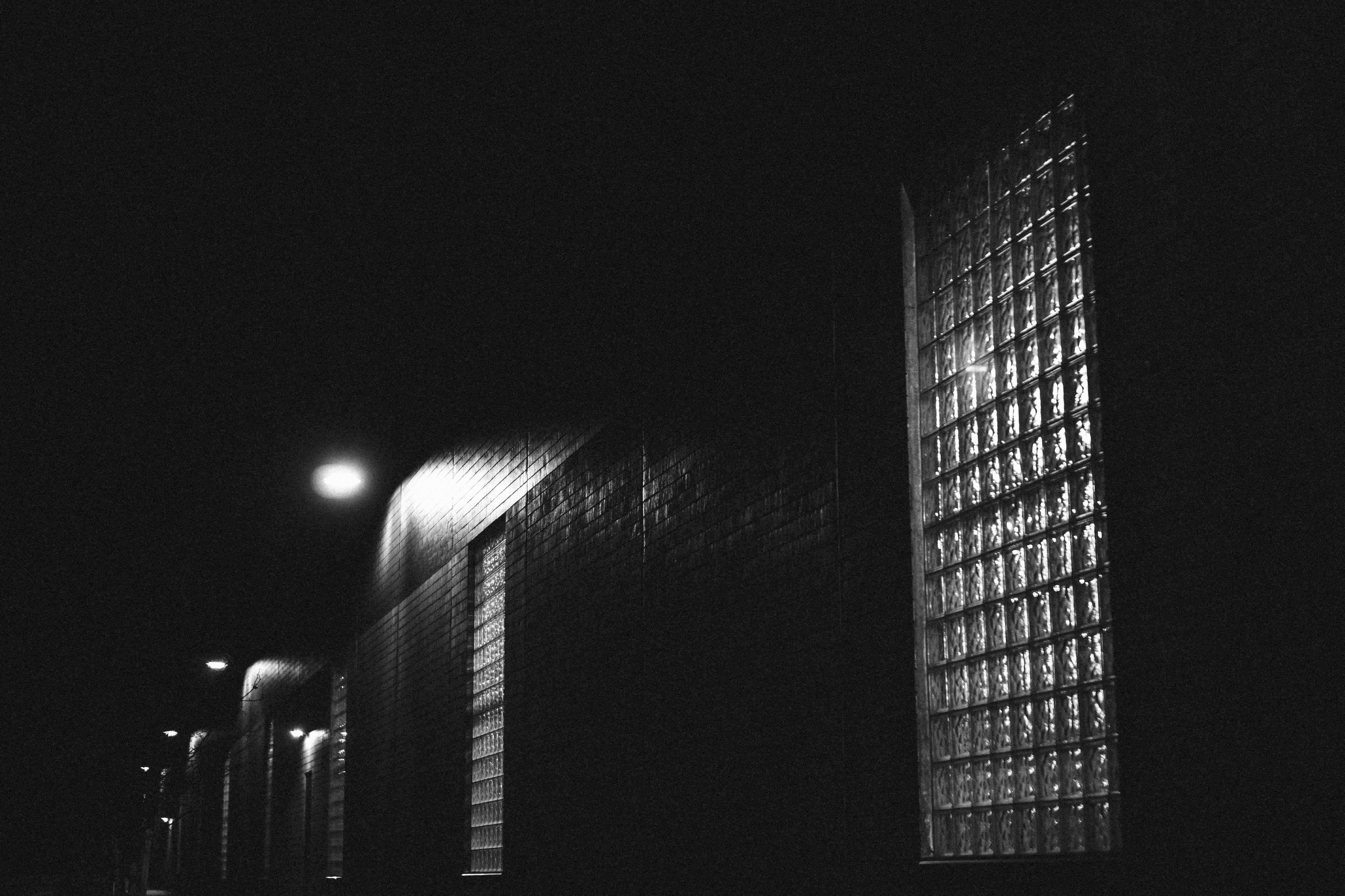financial district, windows, building exterior, illuminated, tall - high, repetition, city, dark, structure, urban, texture, moody, office building exterior, HD Wallpaper